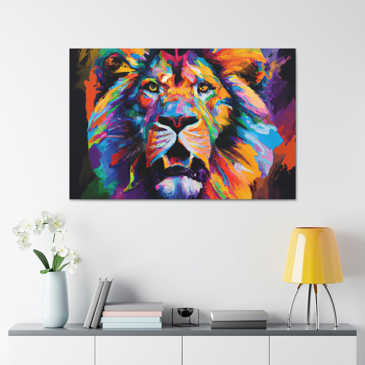 Lion Spectrum. - Canvas