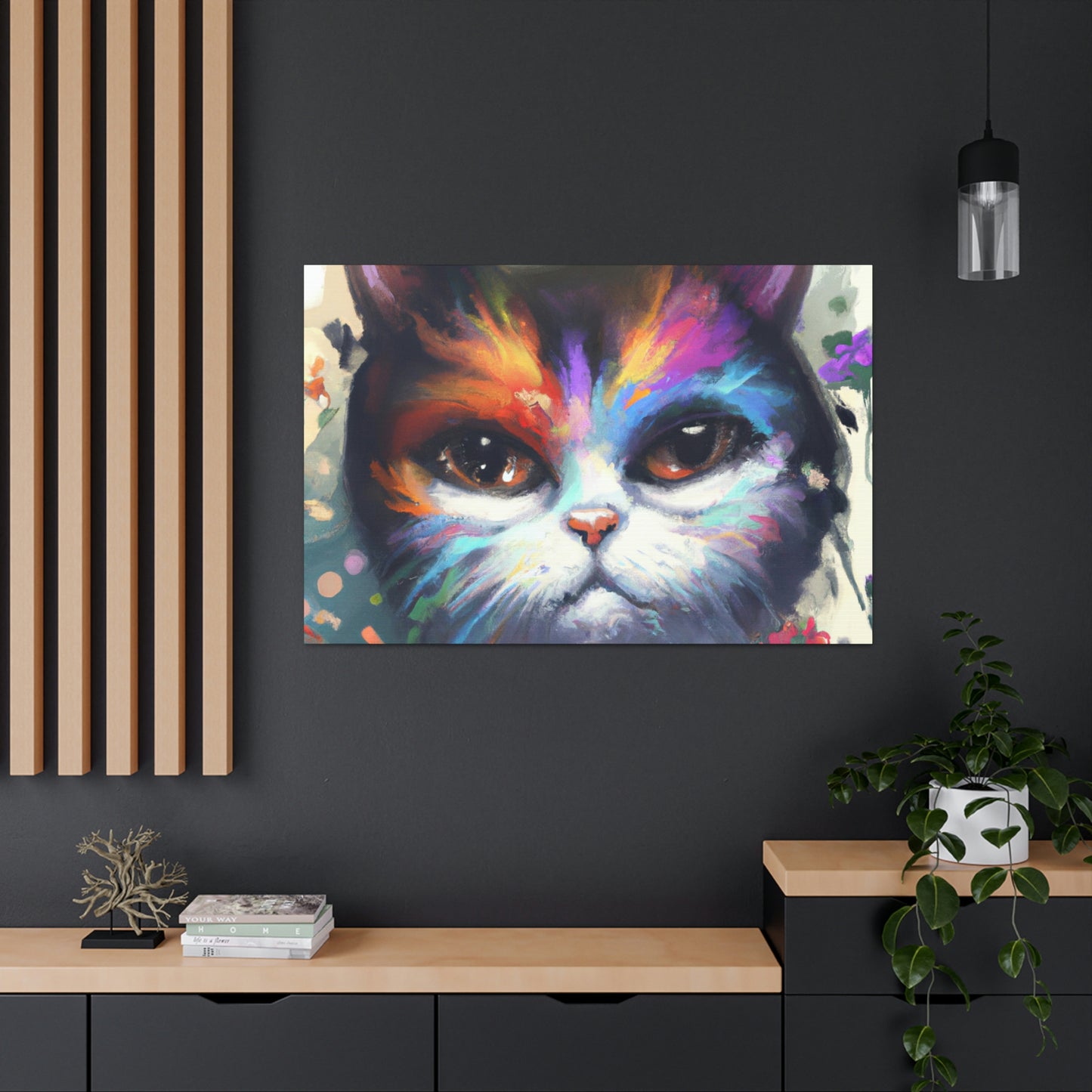 "Dream Cat." - Canvas