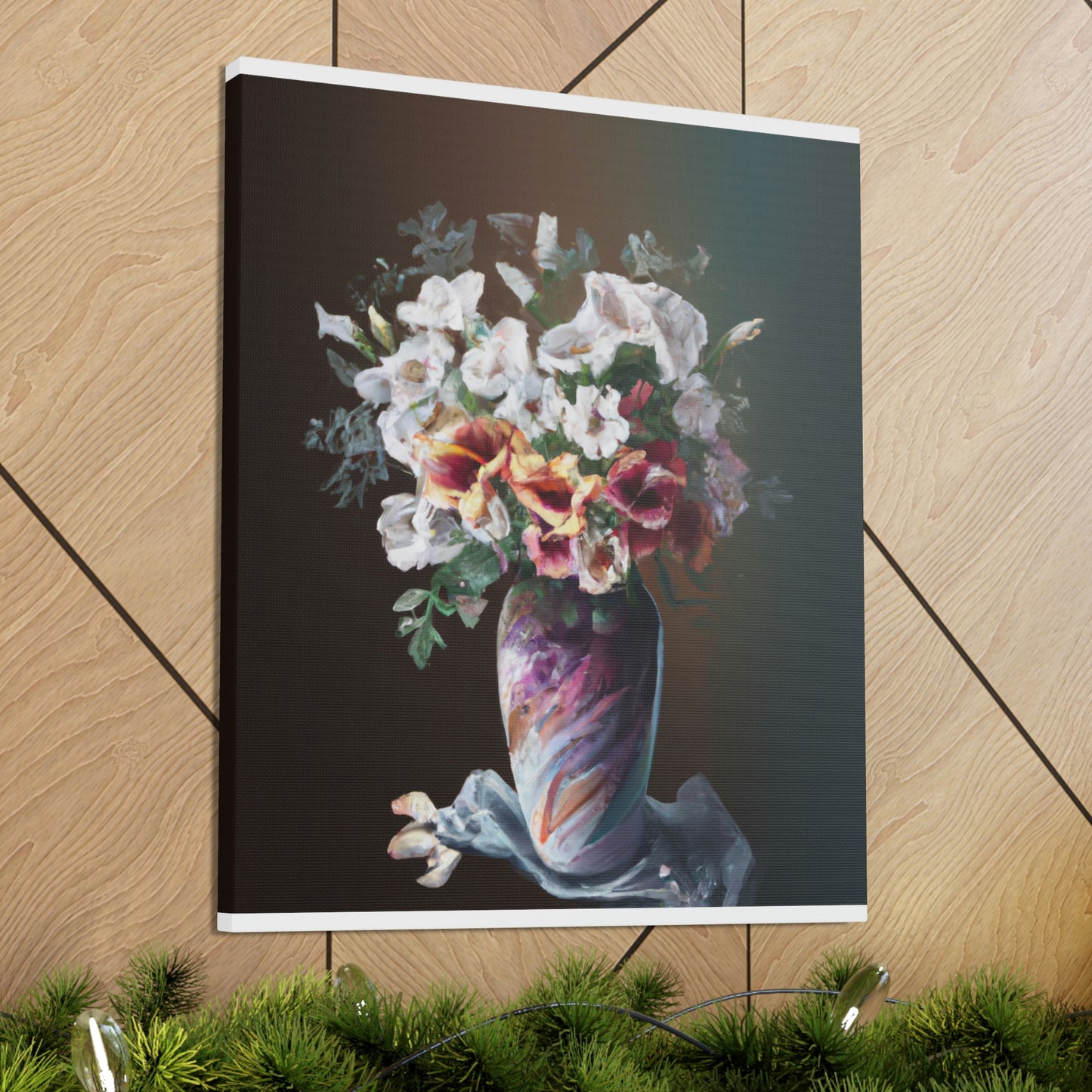 Floral Finesse Dreaming - Canvas