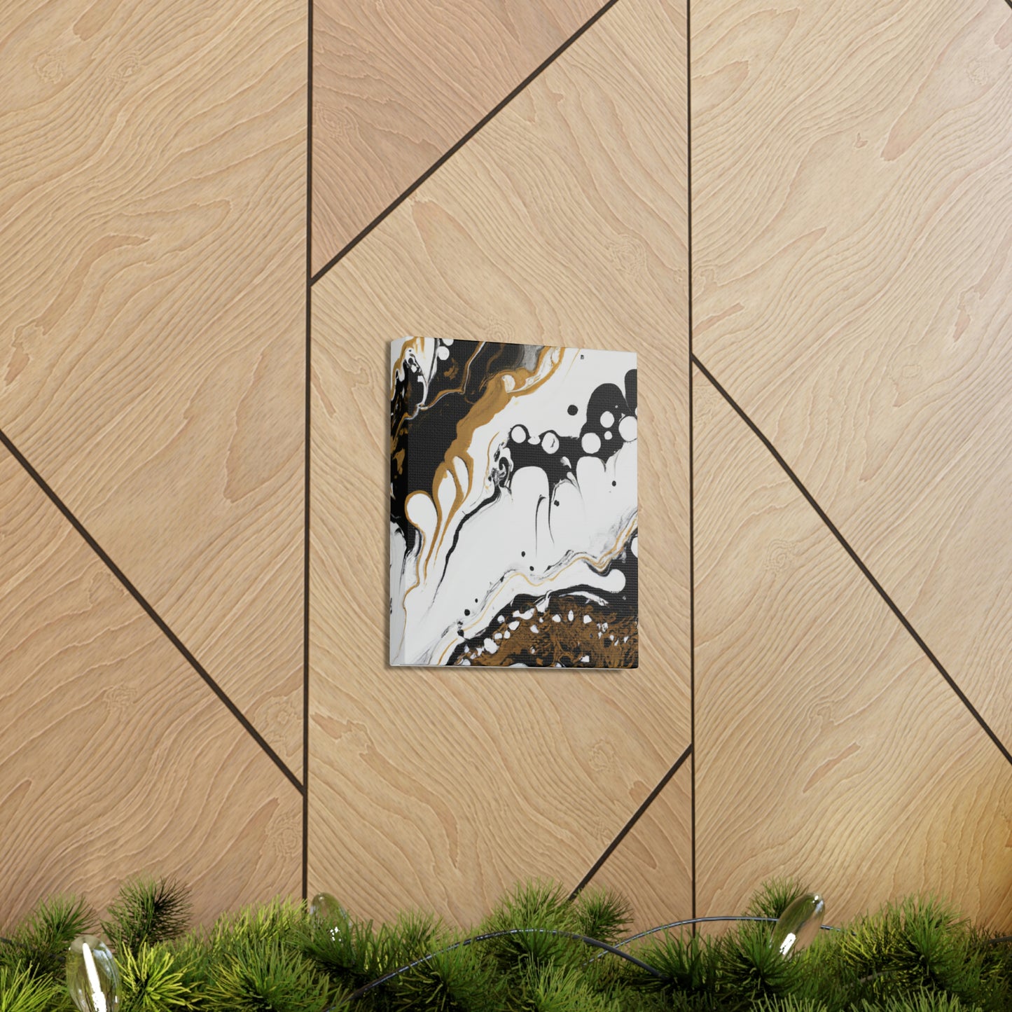 Mystic Gold Wave. - Canvas