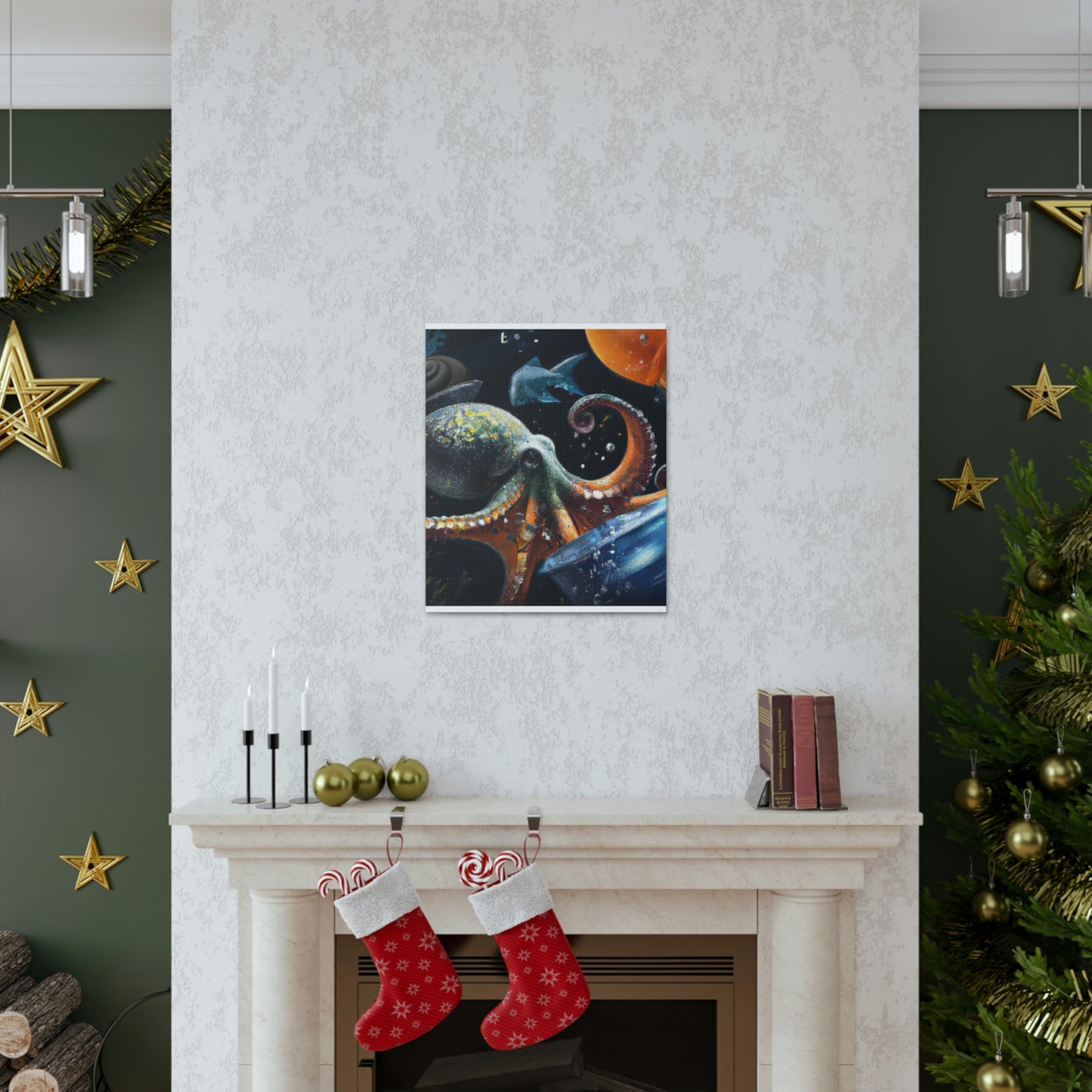 Oceanic Coral Scene - Canvas