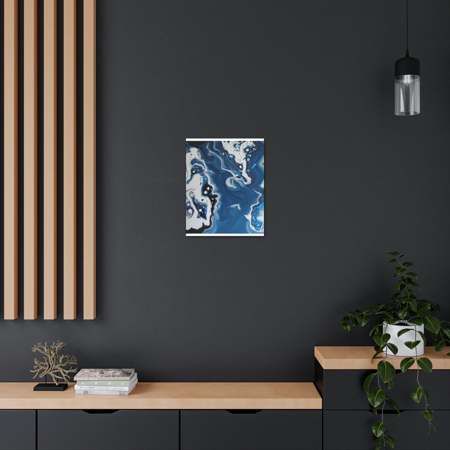 Twilight Swirls. - Canvas