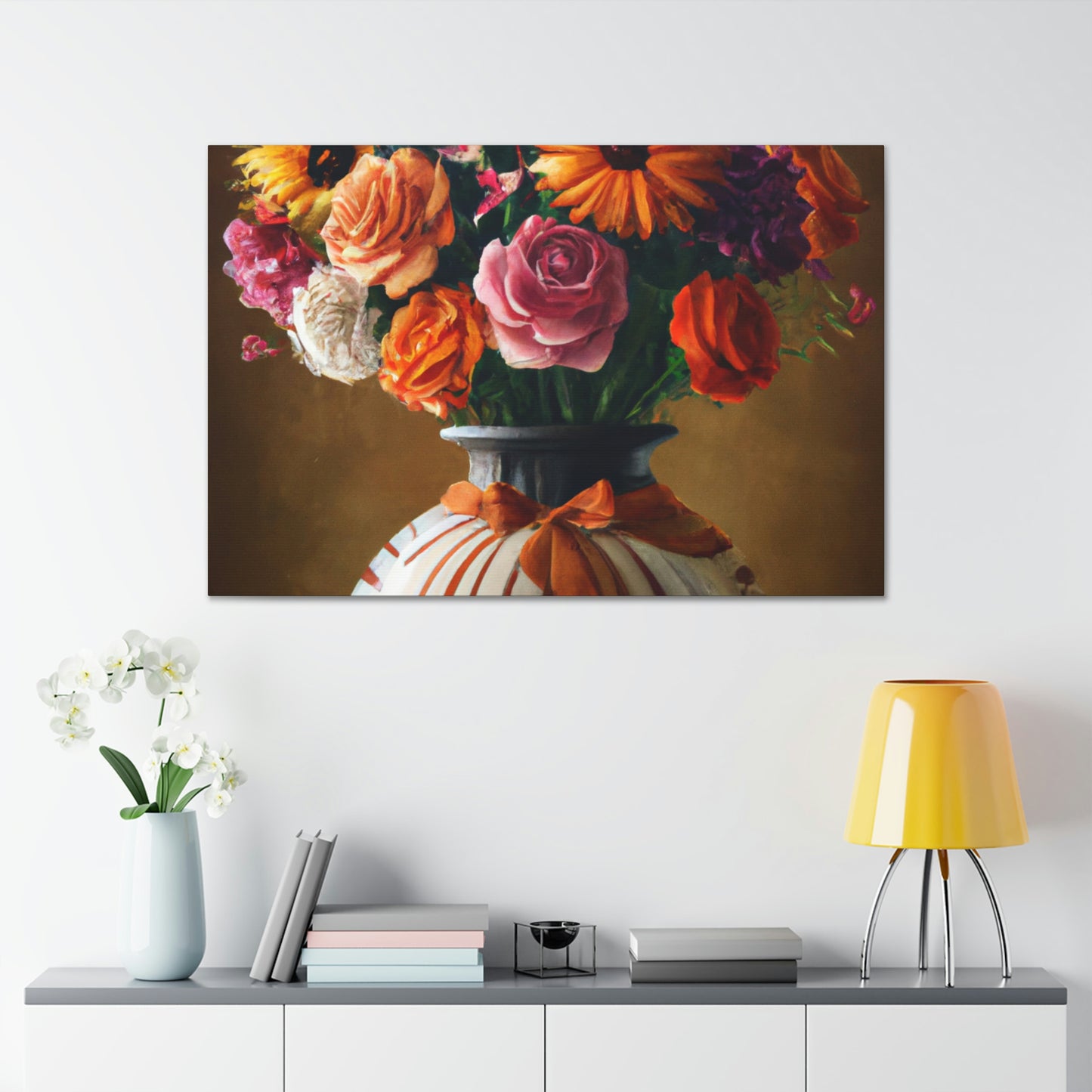 Fluid Floral Beauty - Canvas