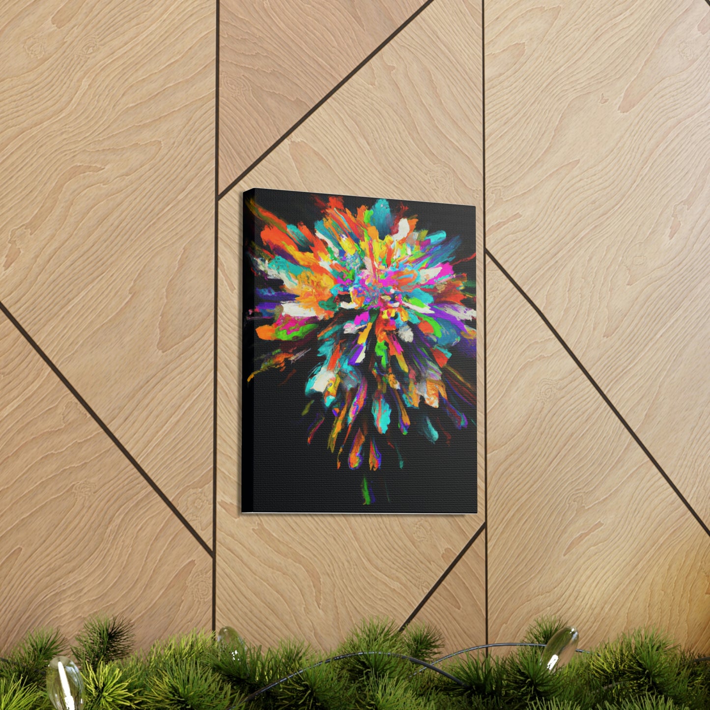 Psychedelic Bloom - Canvas