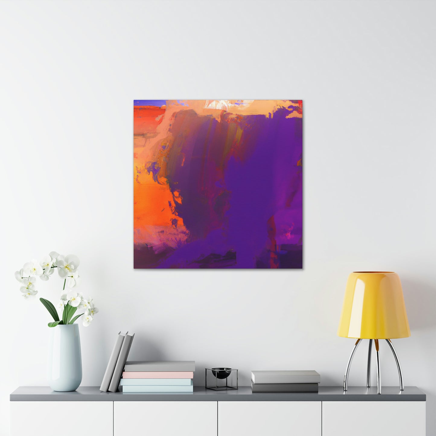 "Brushed Hues" - Canvas