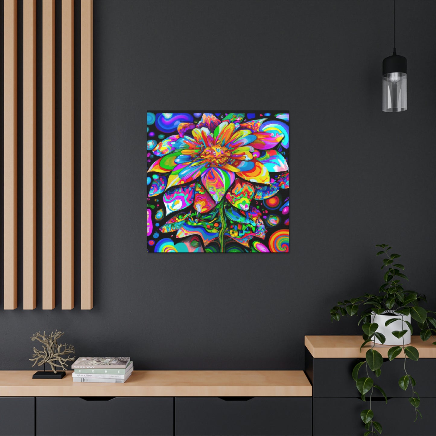 Colorful Joyful Bloom - Canvas