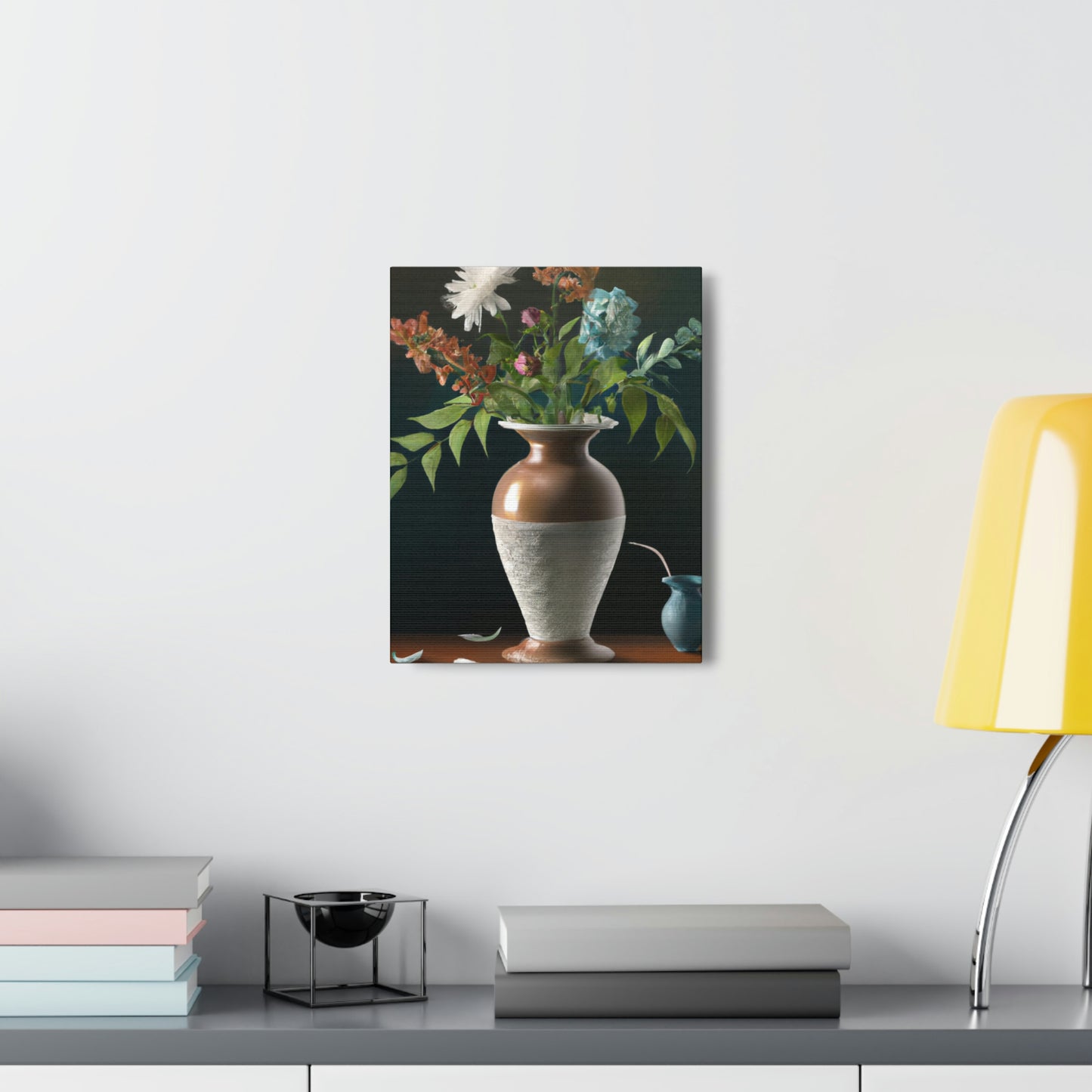 Fuschia Floral Finesse - Canvas