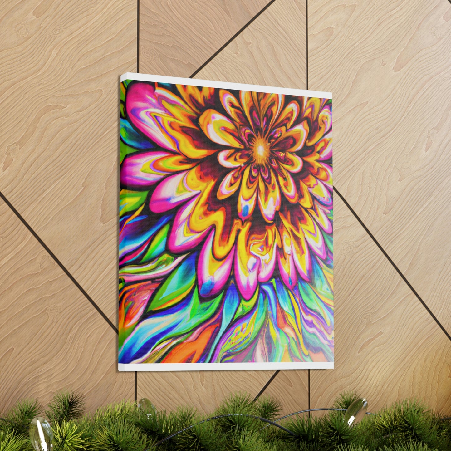 Psychedelic Bloom - Canvas