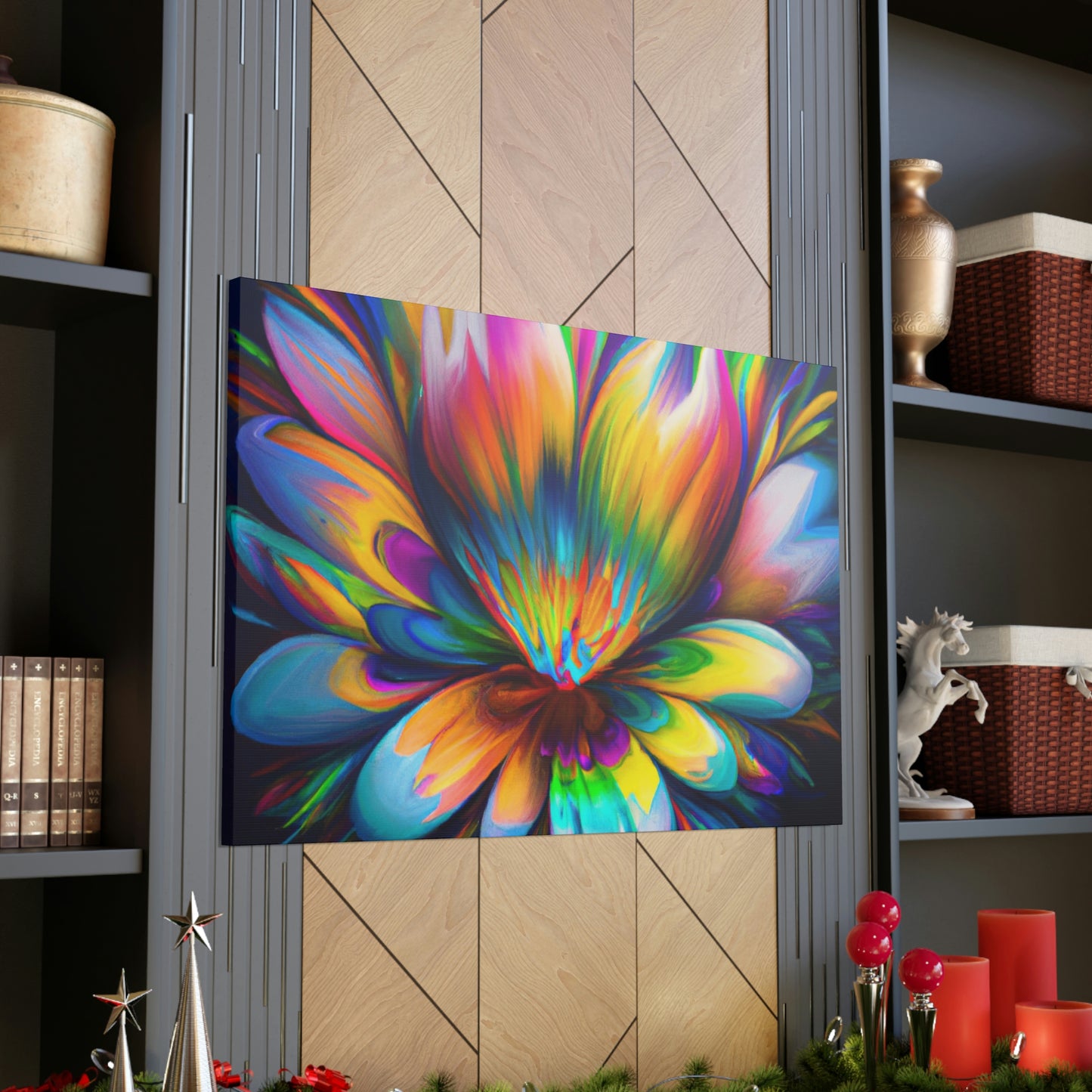 "Psychedelic Bloom" - Canvas