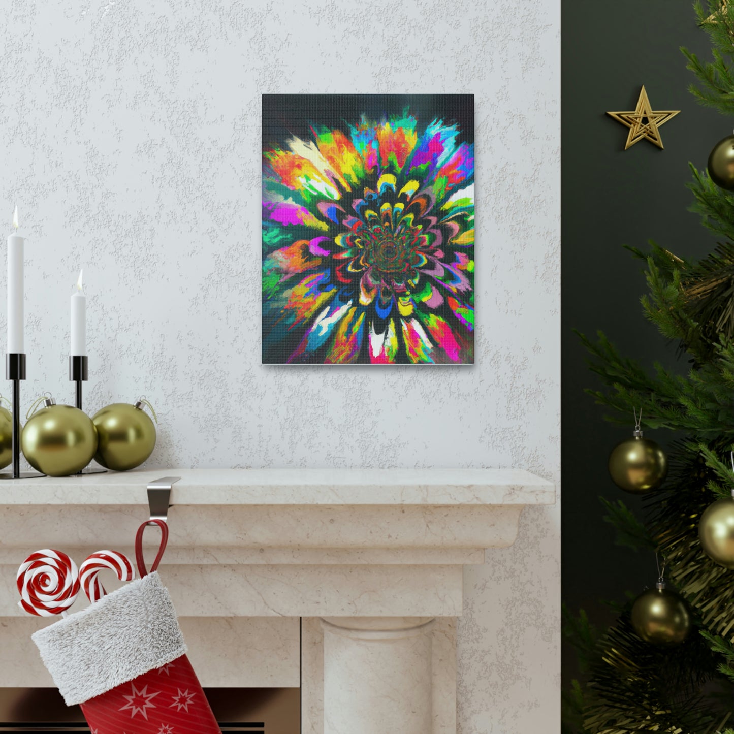 Vivid Flora. - Canvas