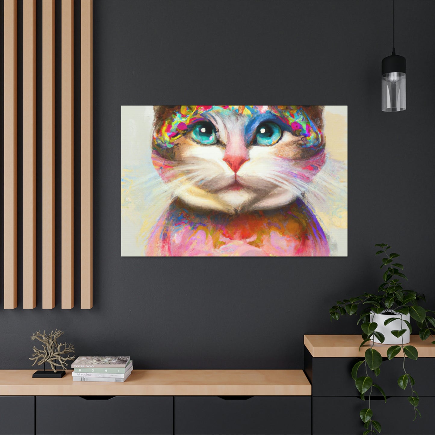 Bloom Cat - Canvas