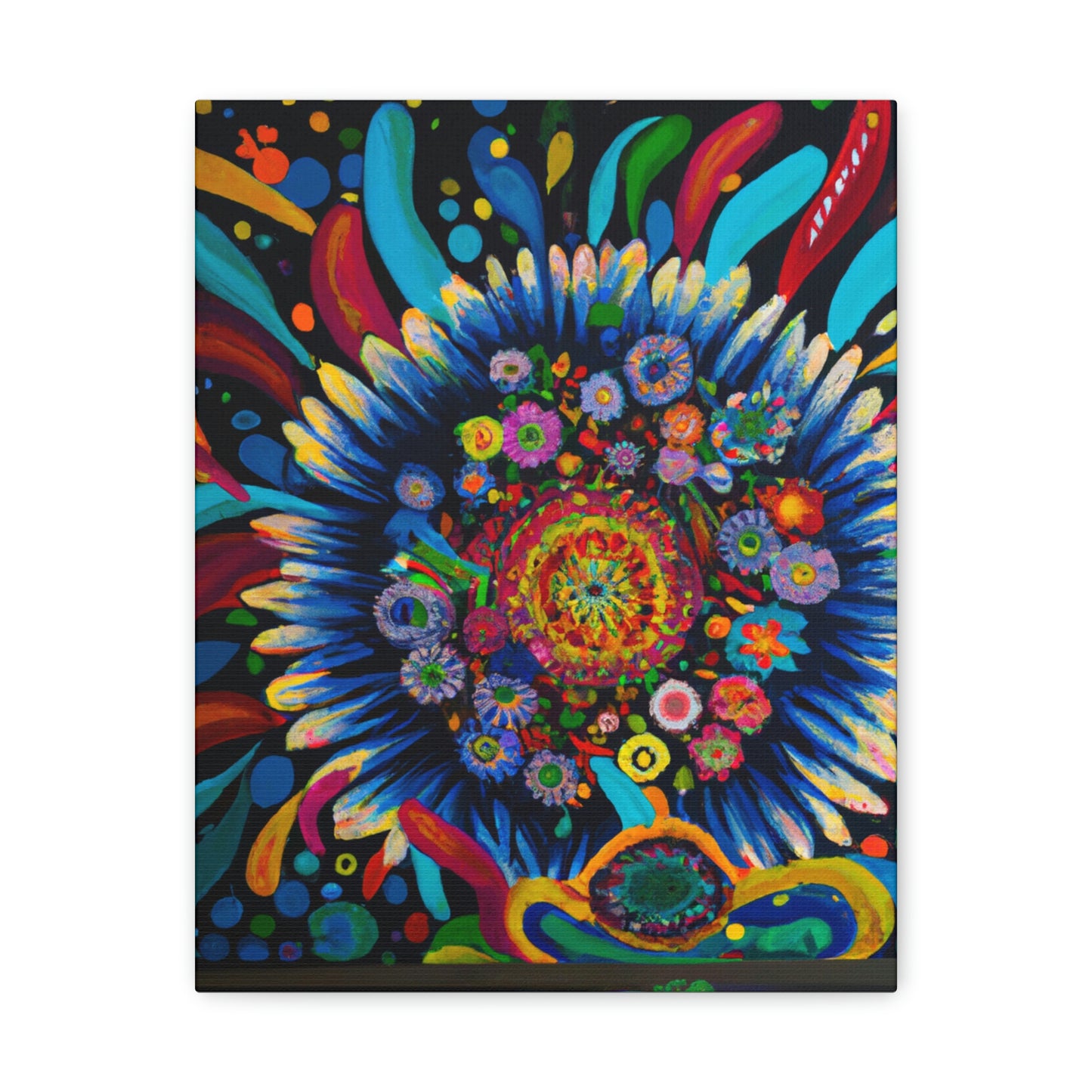 Vibrant Bloom. - Canvas