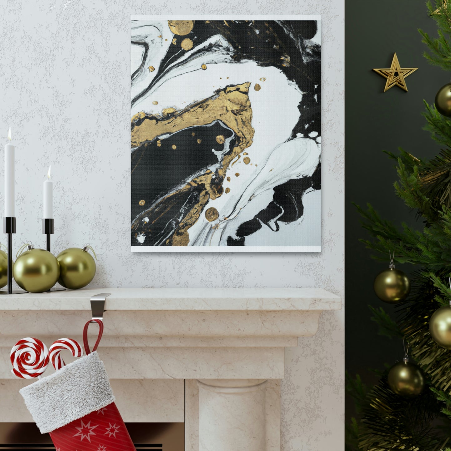 Opulent Splatter Luxe - Canvas