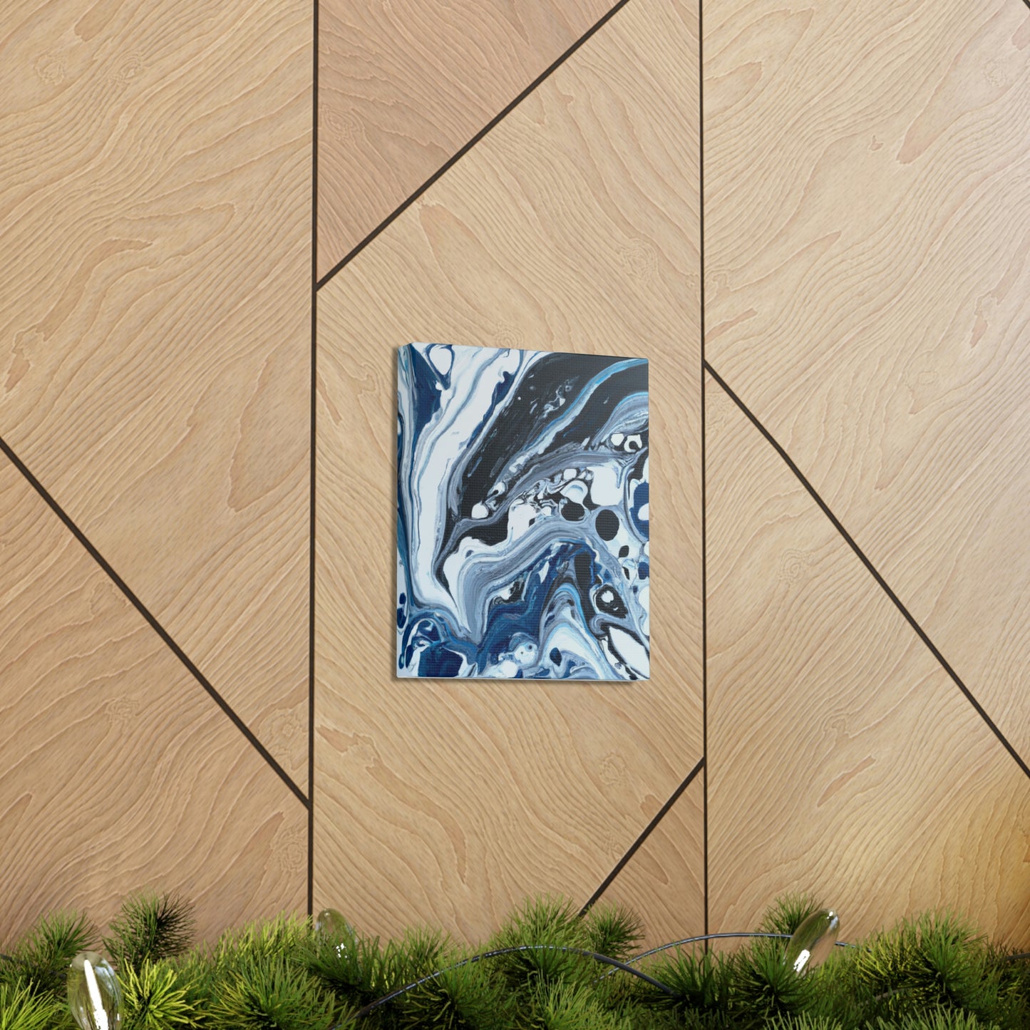 Blue Reflection. - Canvas