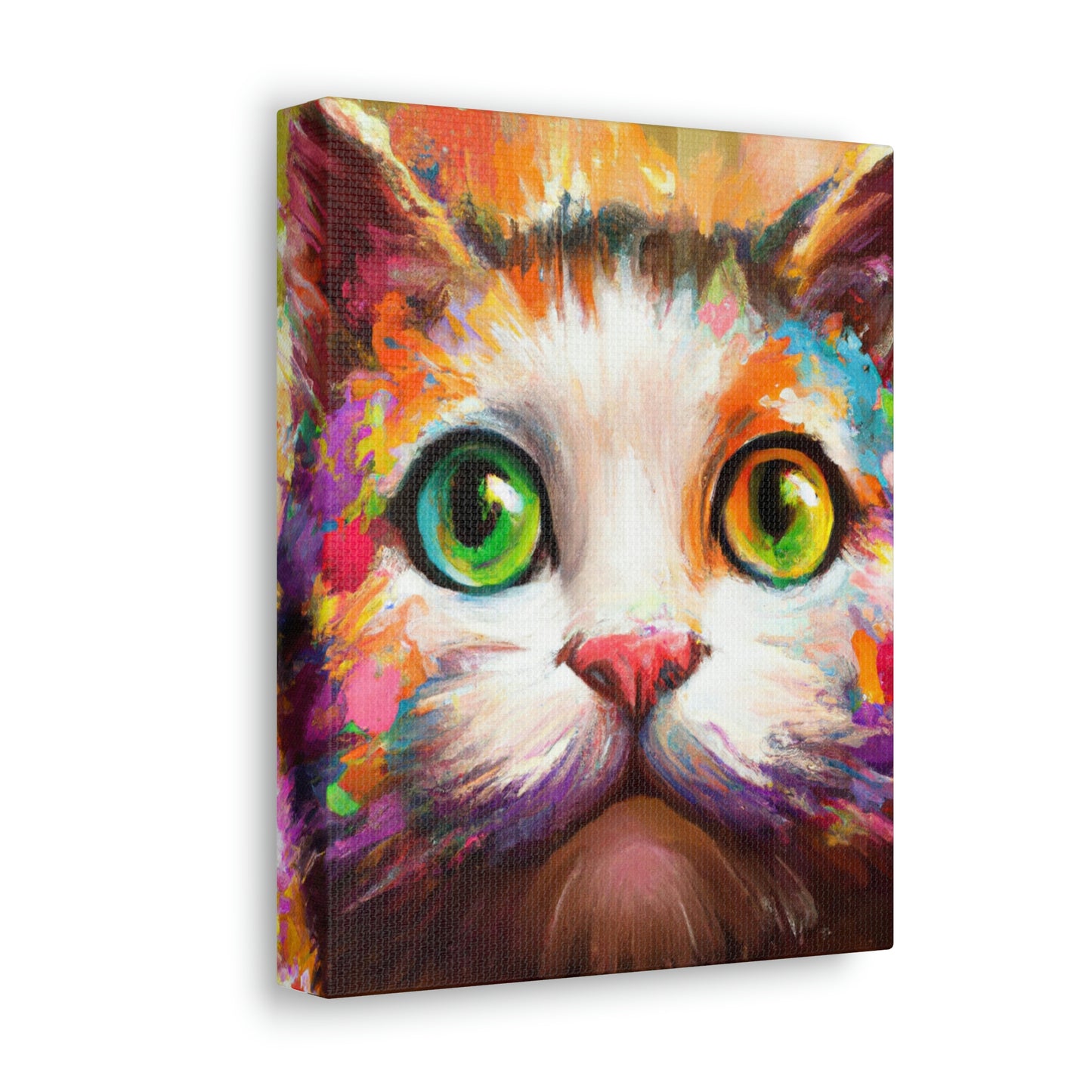 Feline Floral - Canvas