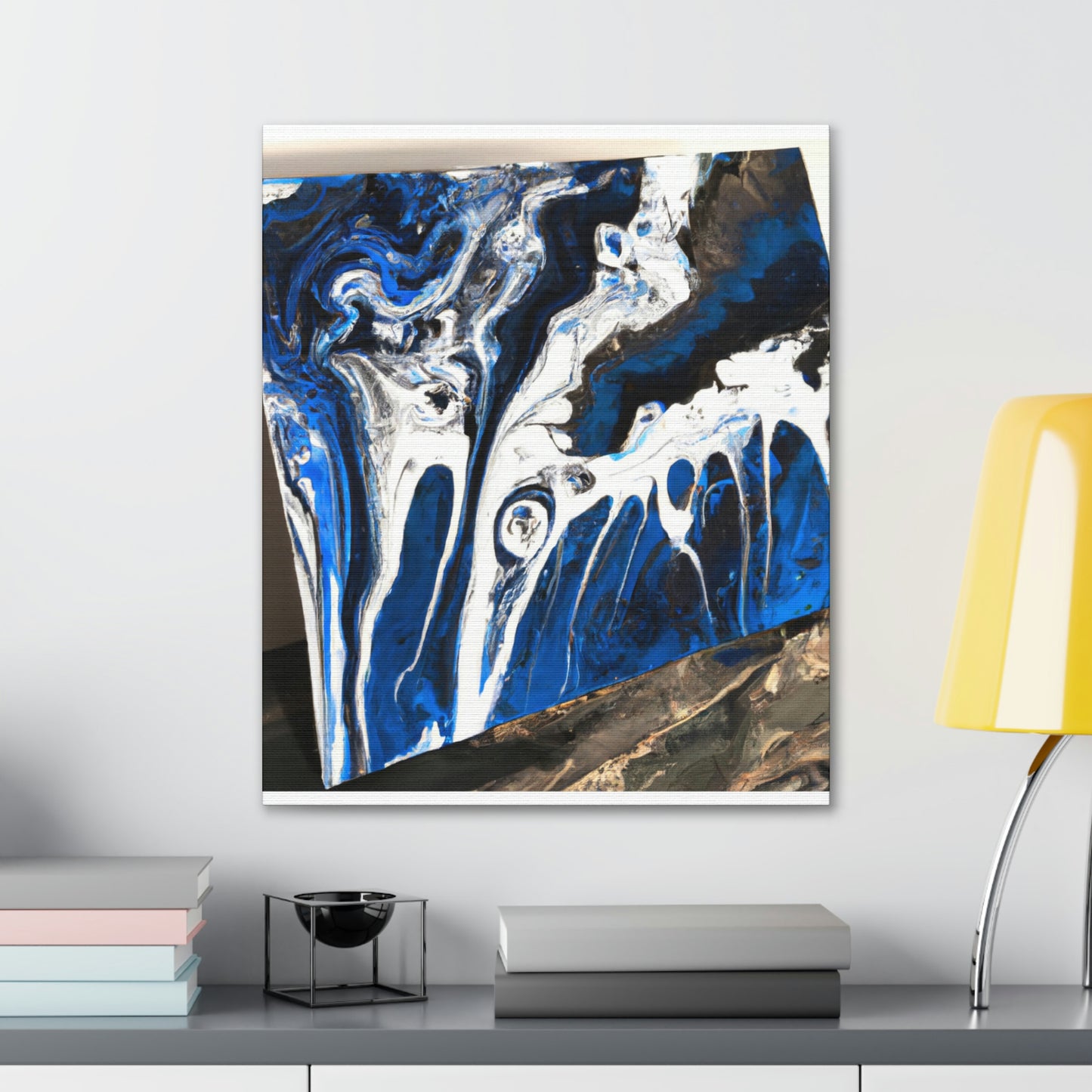 Blue Brilliance. - Canvas