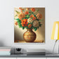 Floral Finesse Honed. - Canvas