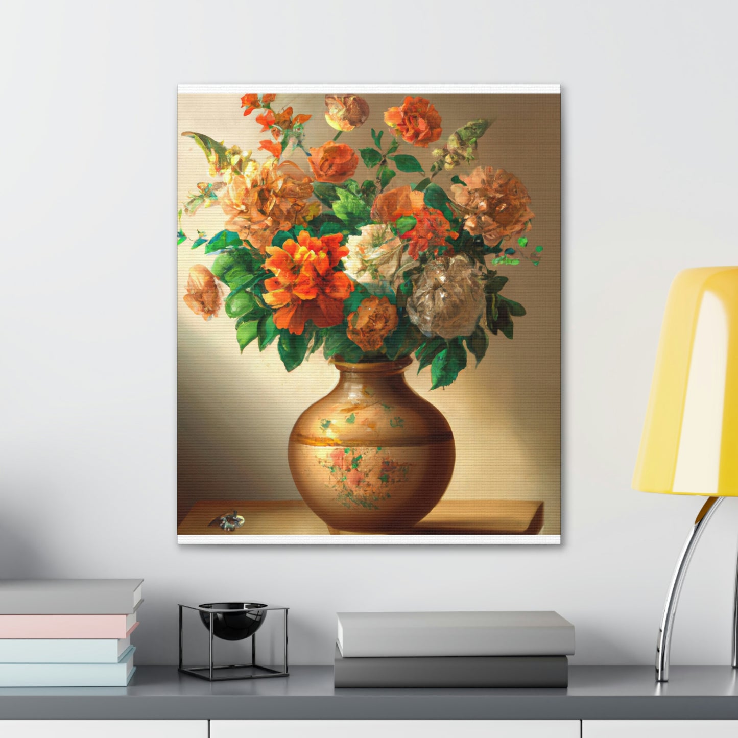Floral Finesse Honed. - Canvas