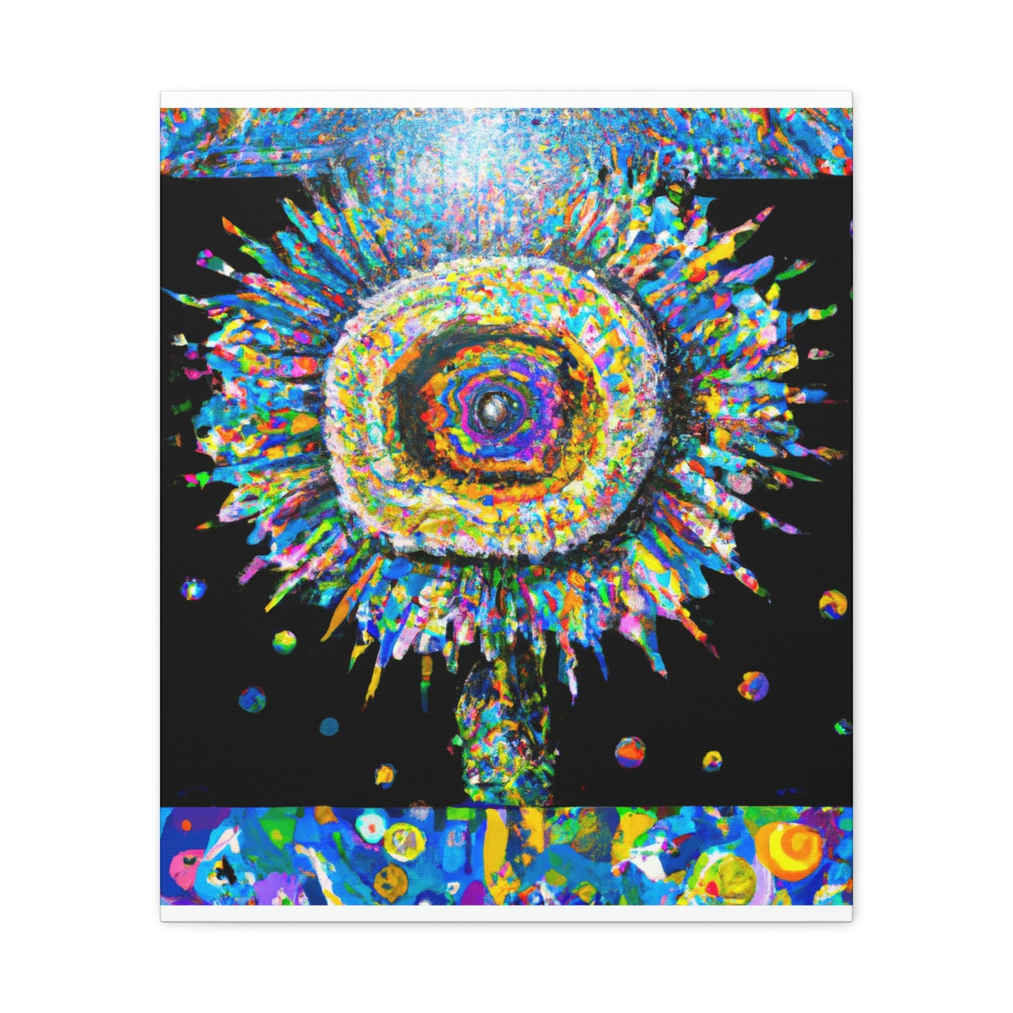Tri-Bloom Blast - Canvas