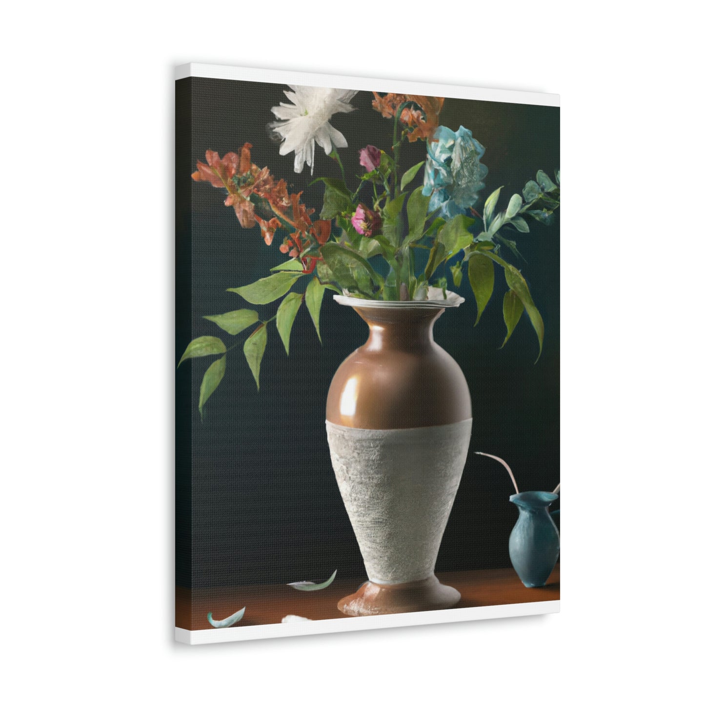 Fuschia Floral Finesse - Canvas