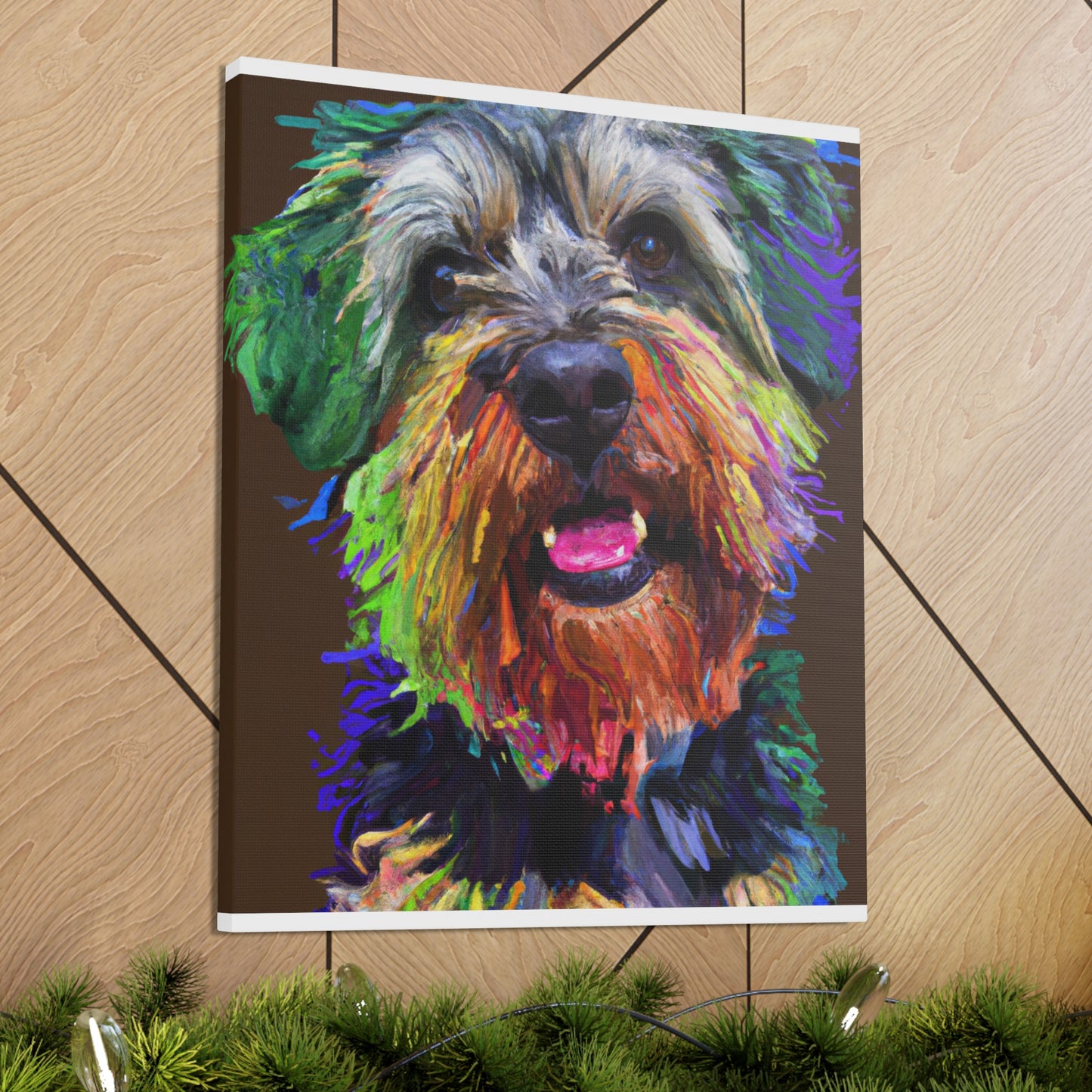 Canine Colorful. - Canvas