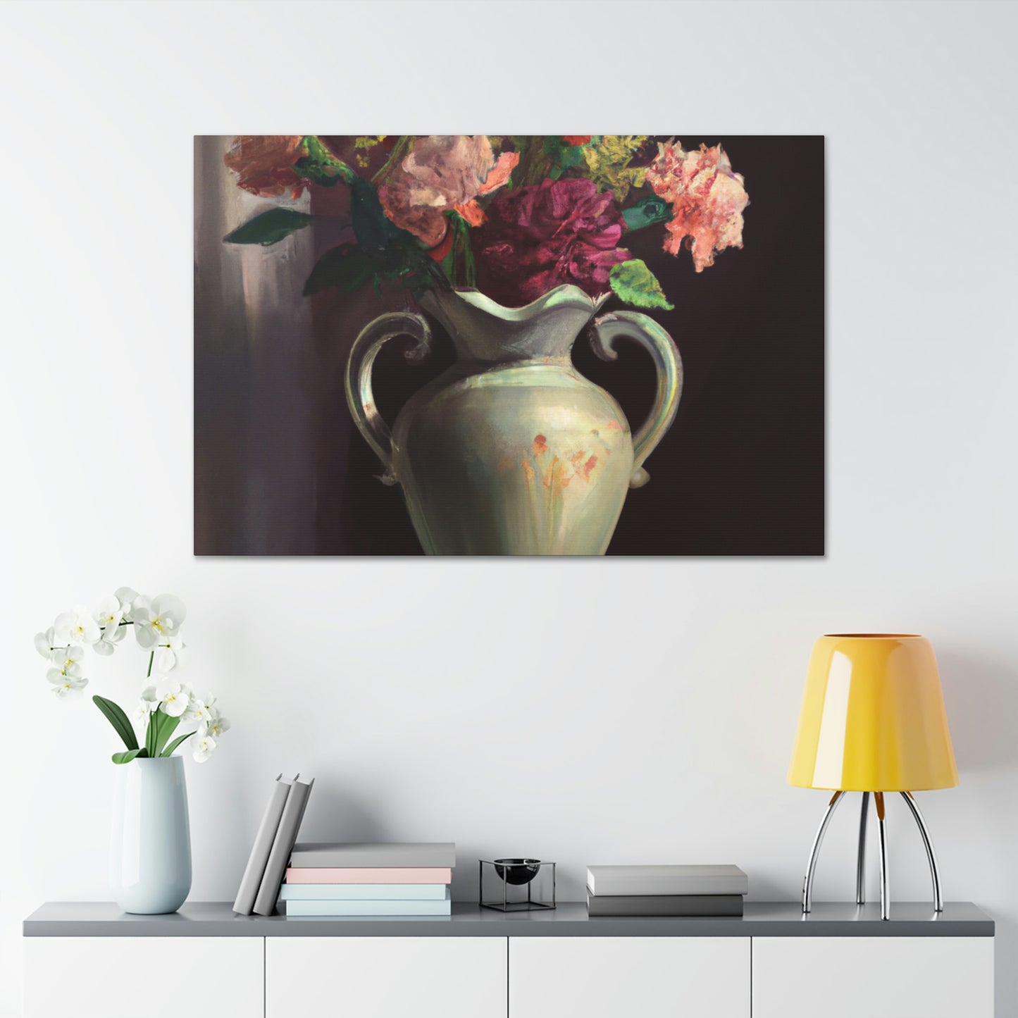 Vase Petal Splendor - Canvas