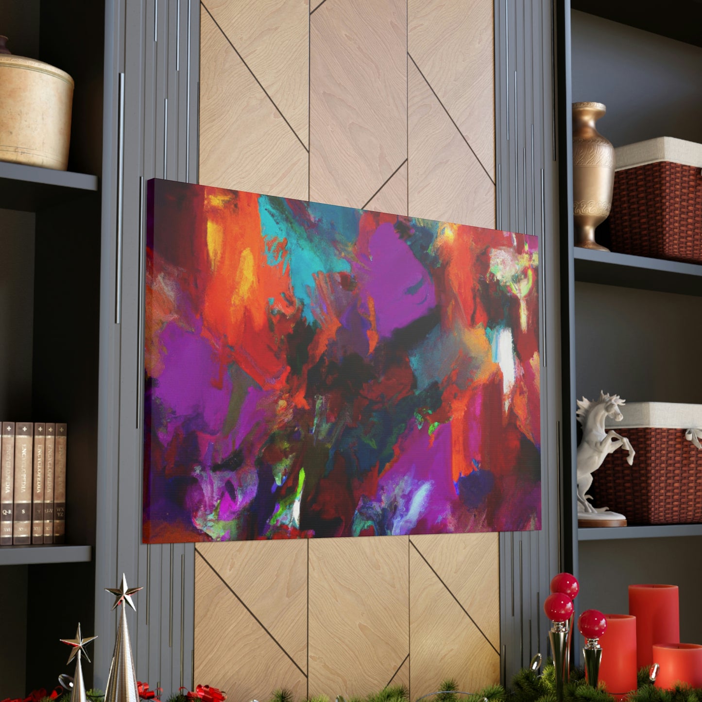 "Color Cascade" - Canvas