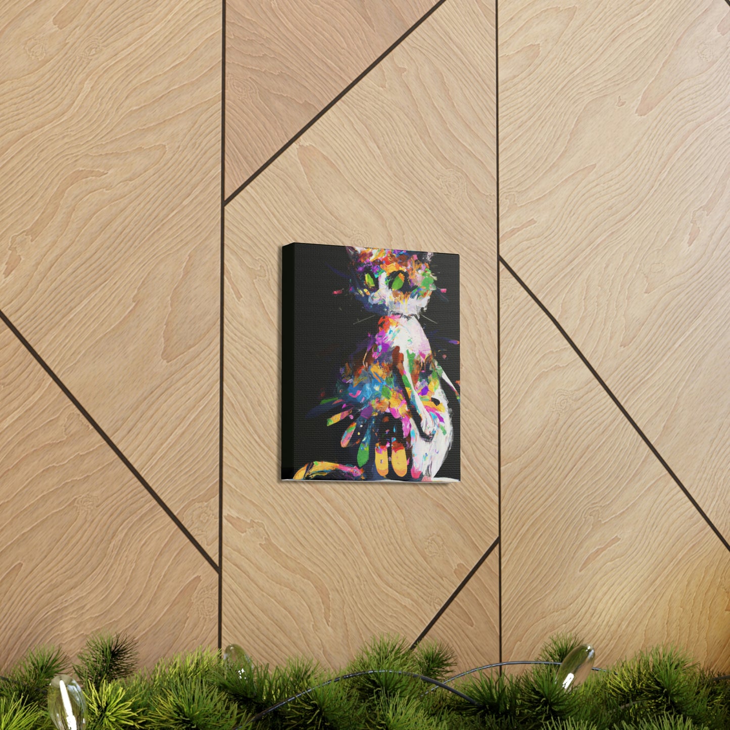 Flower Cat - Canvas
