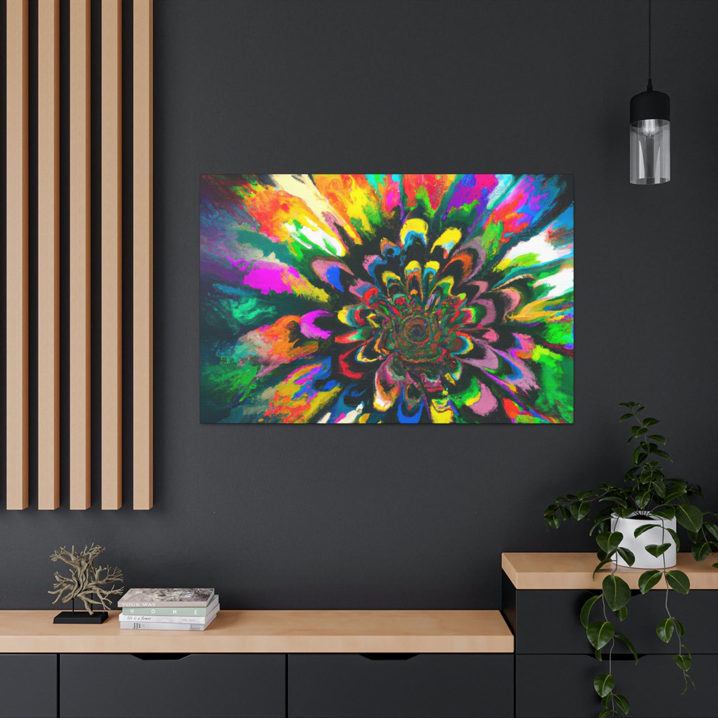 Vivid Flora. - Canvas