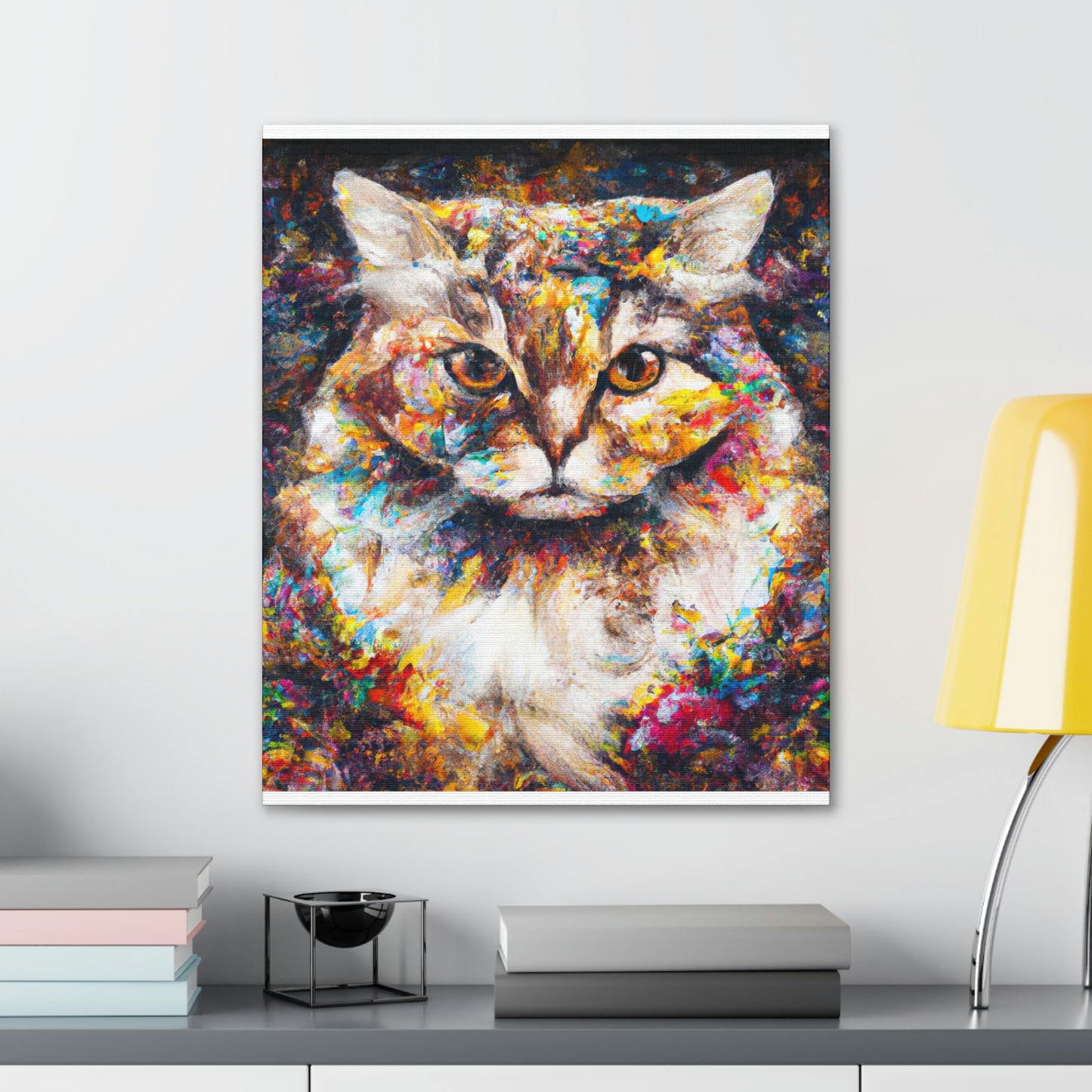 Flower Cat - Canvas