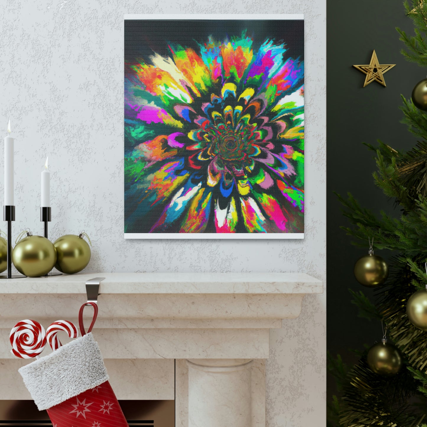 Vivid Flora. - Canvas