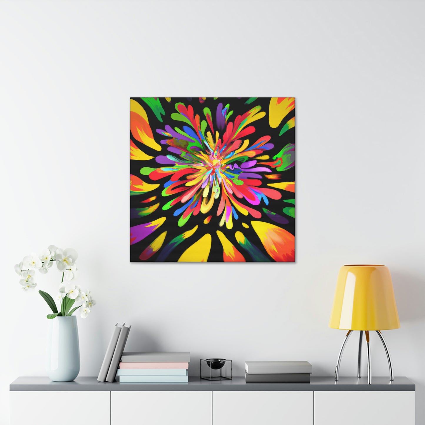 Radiant Blooms. - Canvas