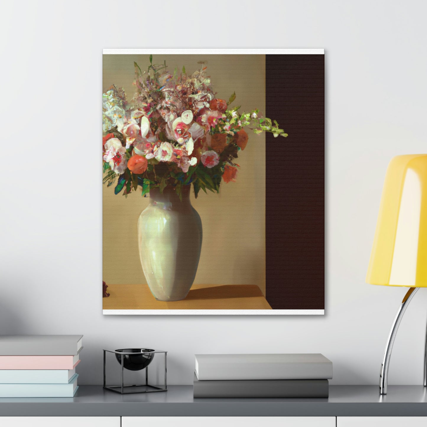 "Beautiful Floral Vase" - Canvas