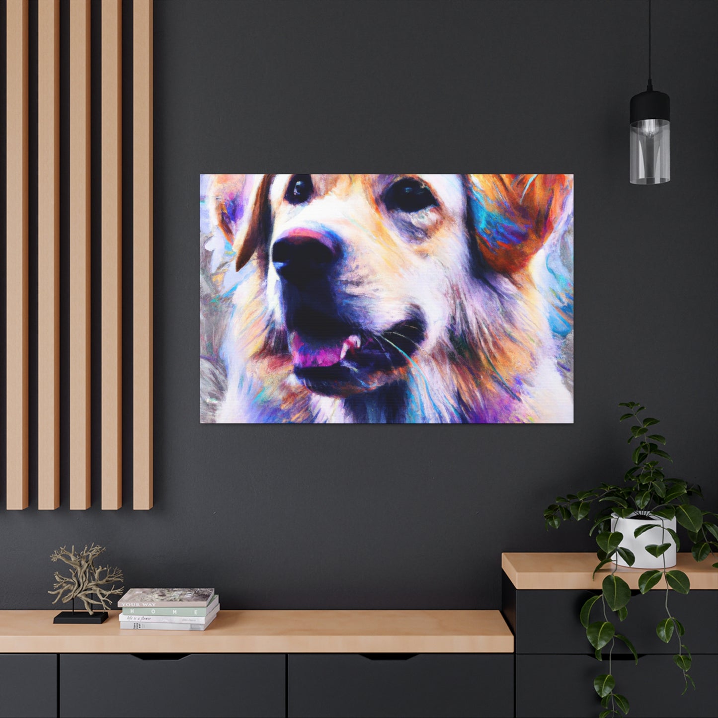 "Canine Elegance" - Canvas