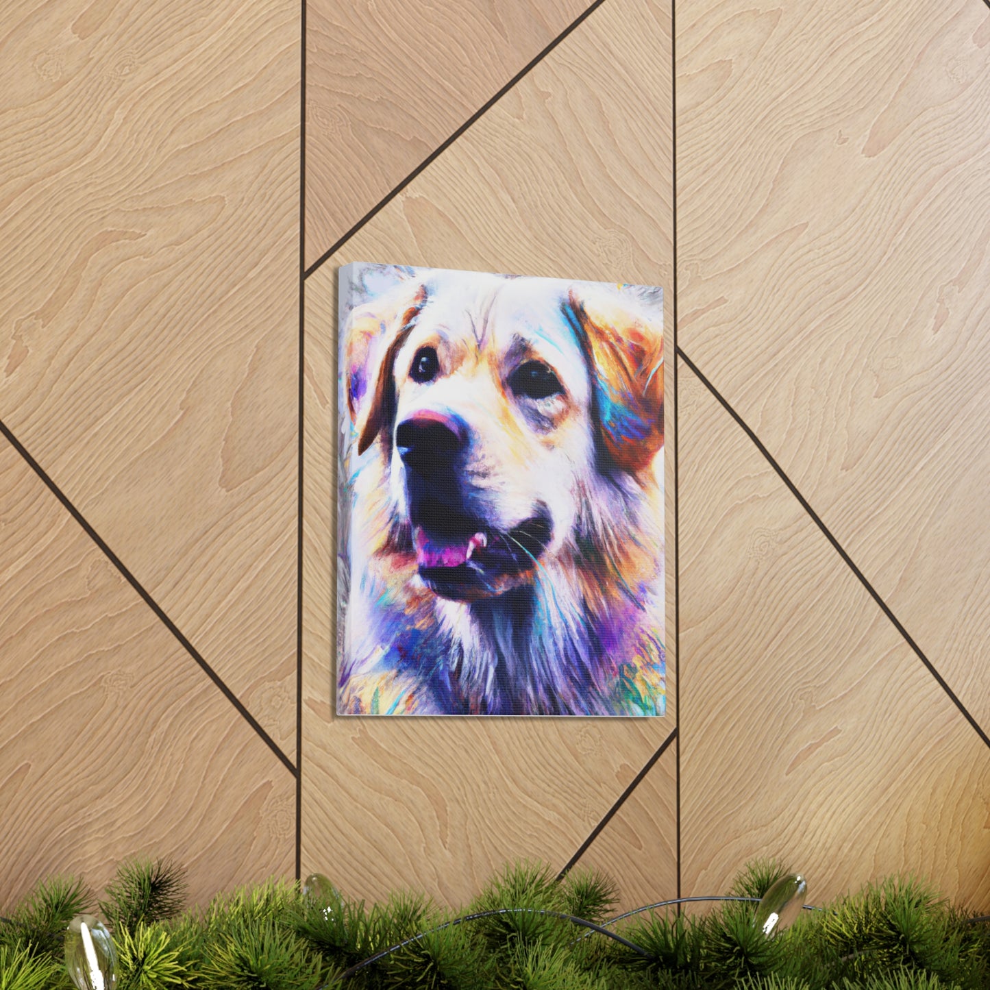"Canine Elegance" - Canvas