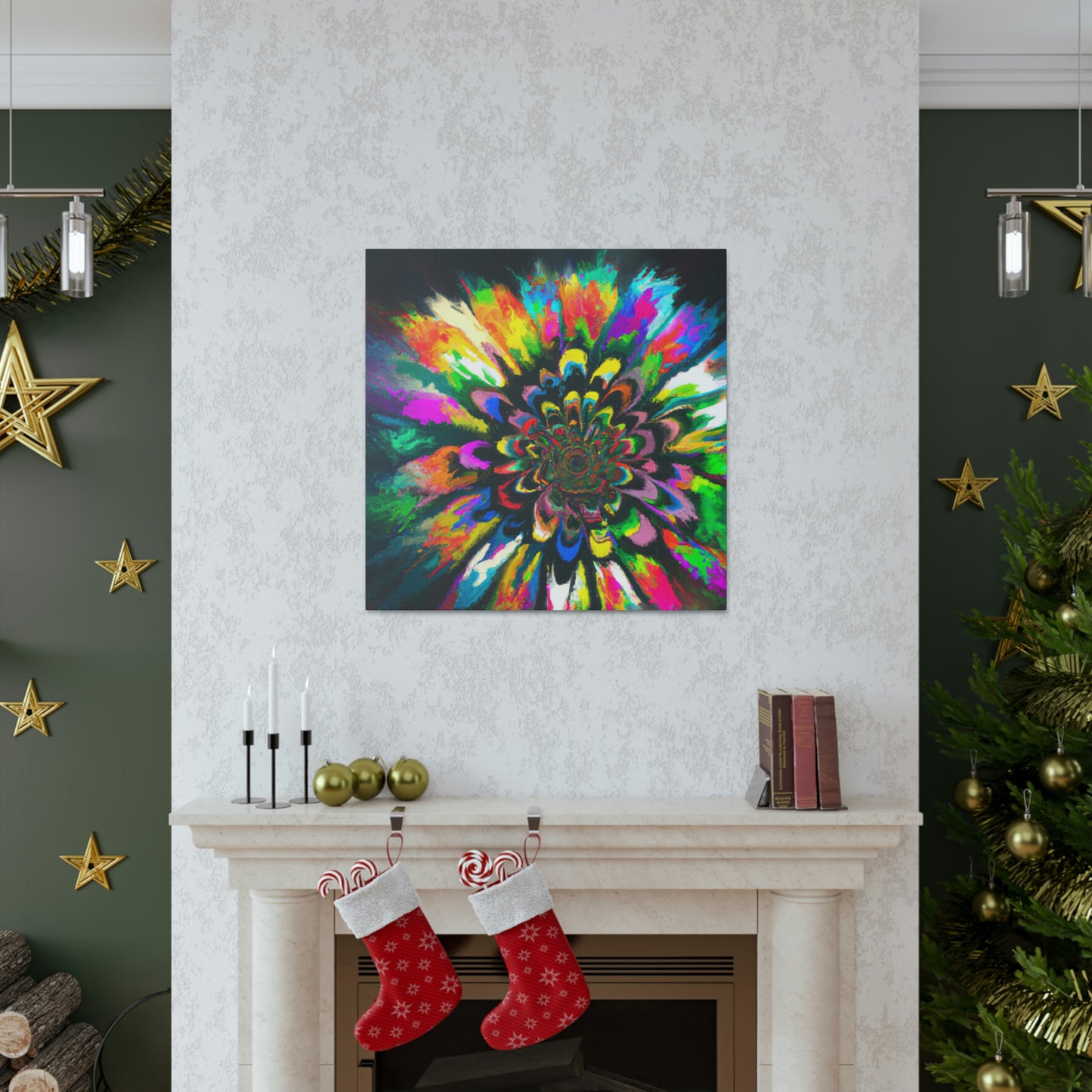 Vivid Flora. - Canvas