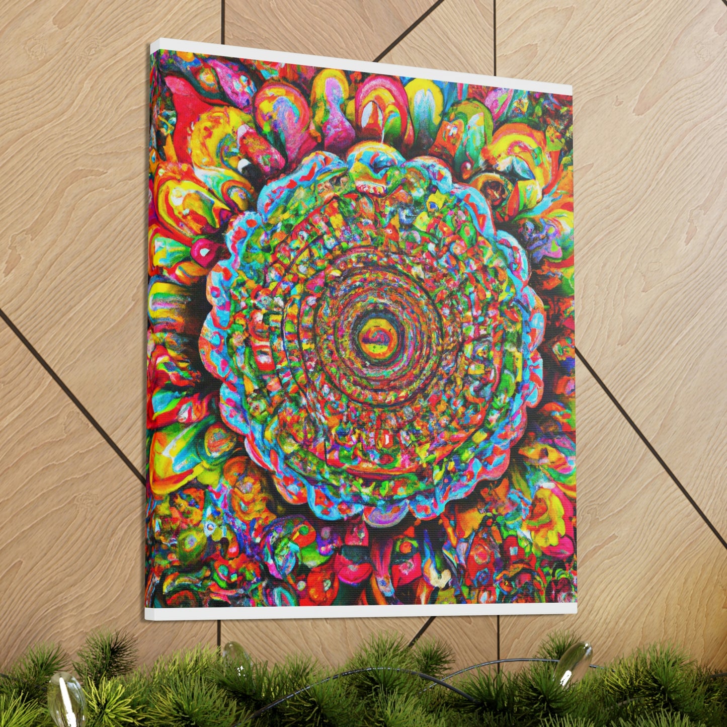 Psychedelic Bloom. - Canvas