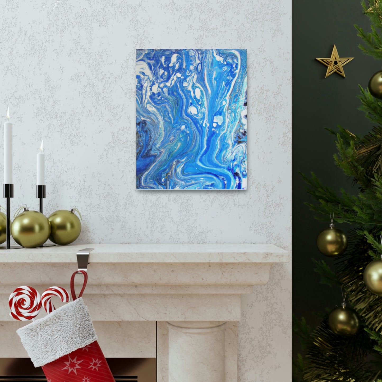Aqua Bliss. - Canvas