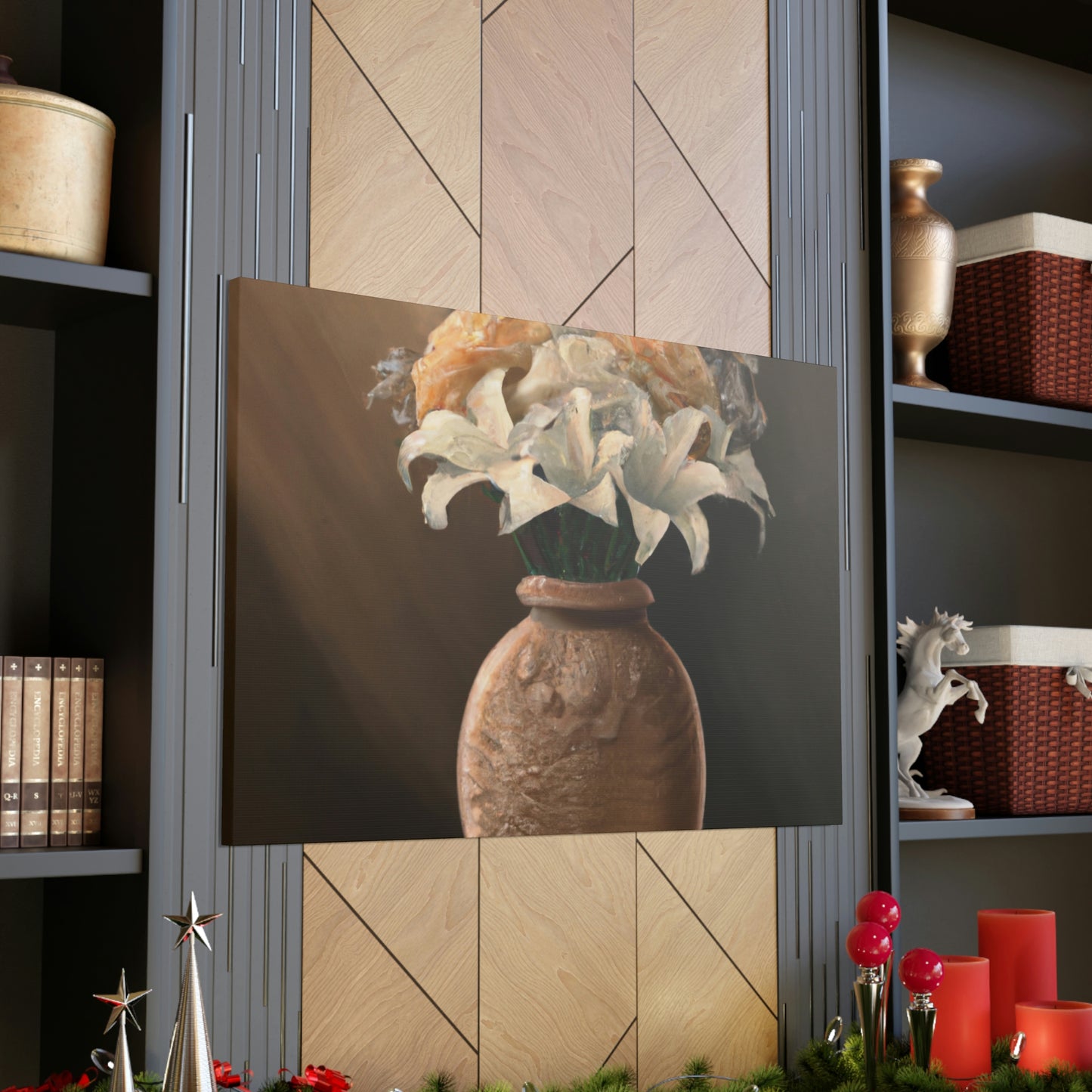 "Intricate Floral Bouquet." - Canvas
