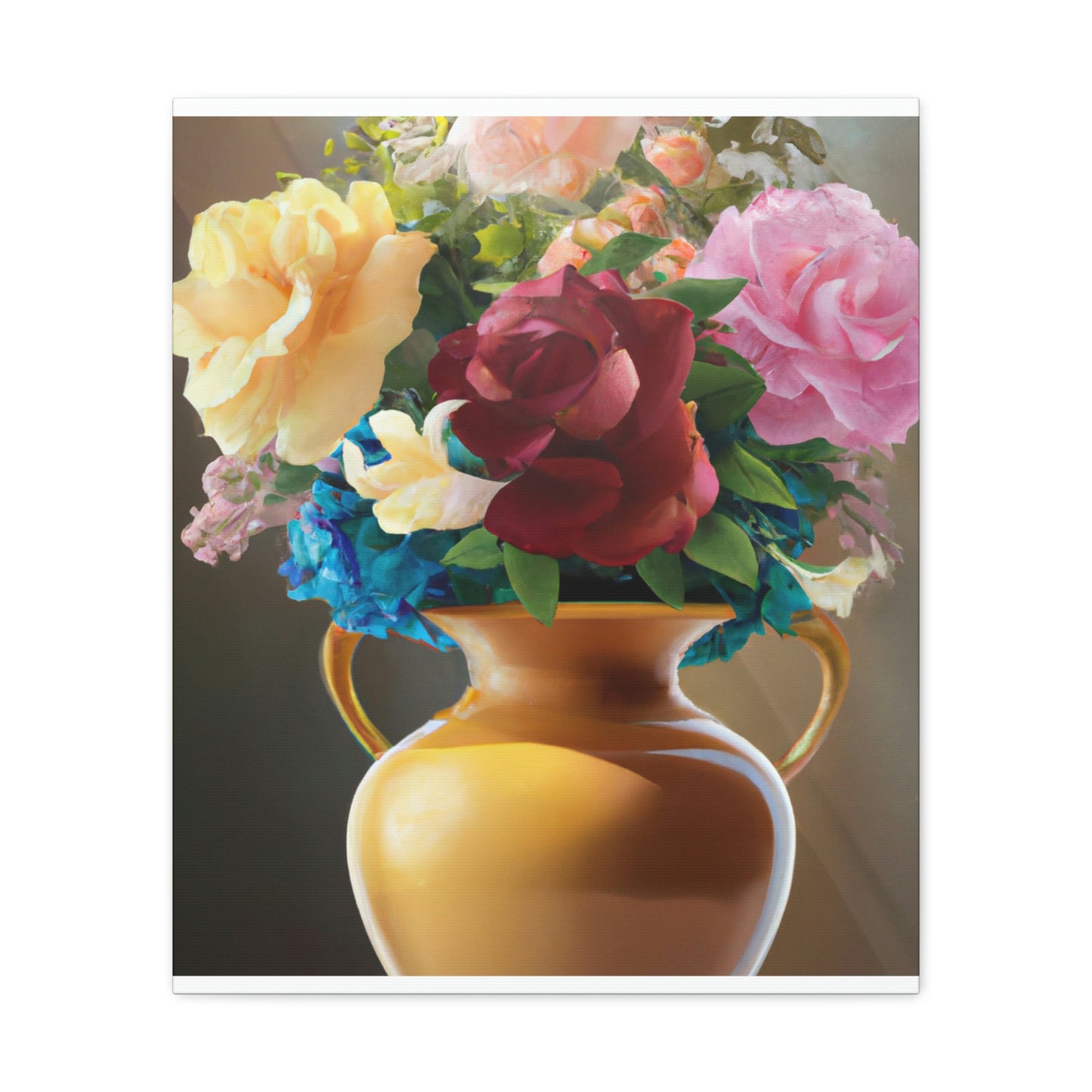 Vase Blossom Splendor - Canvas