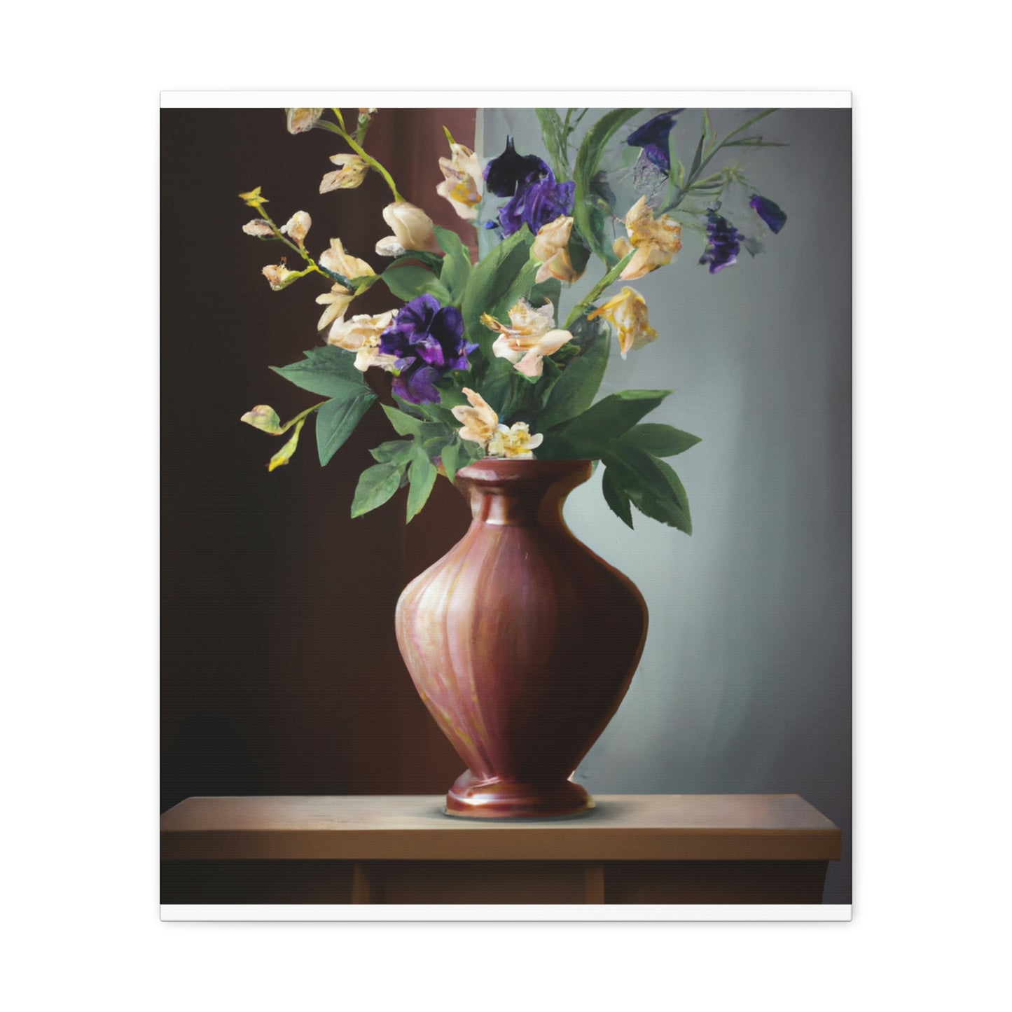 "Intricate Floral Weave." - Canvas