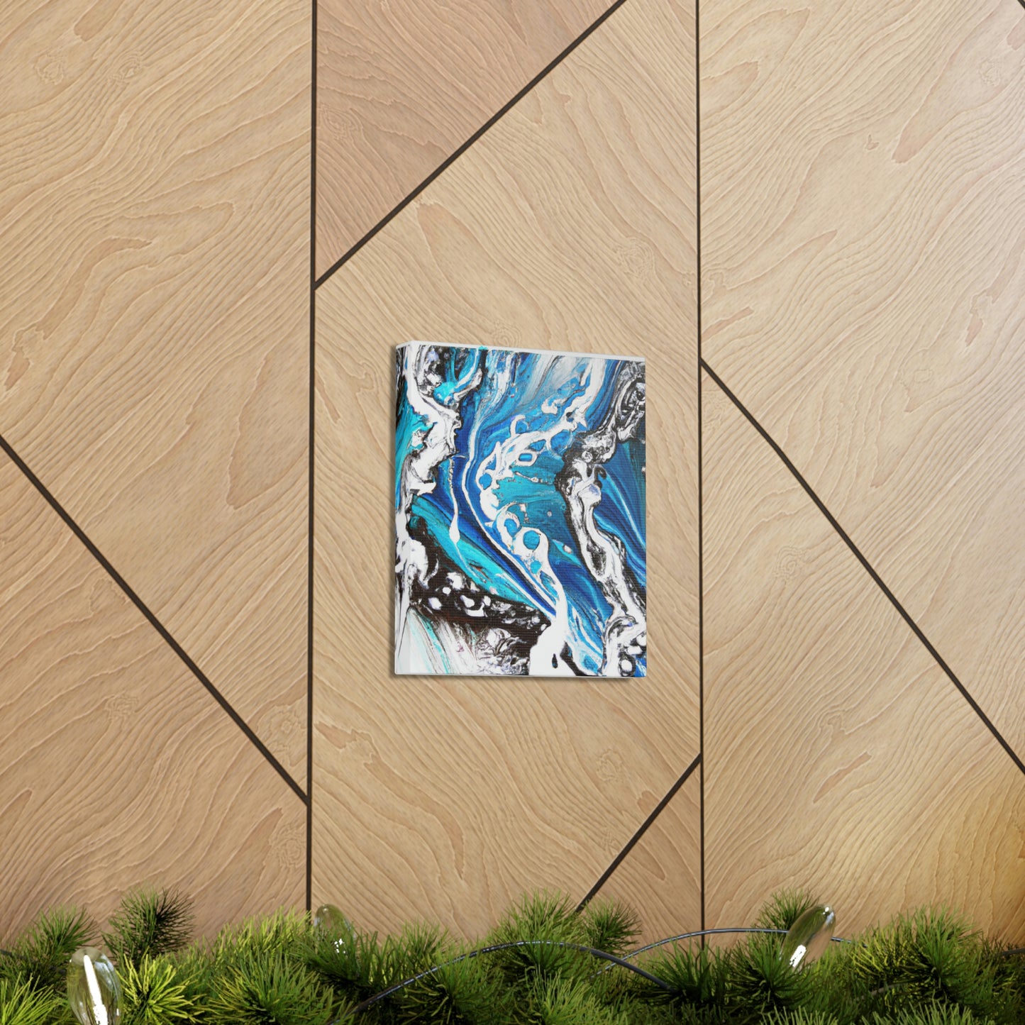 Blue Splendor. - Canvas