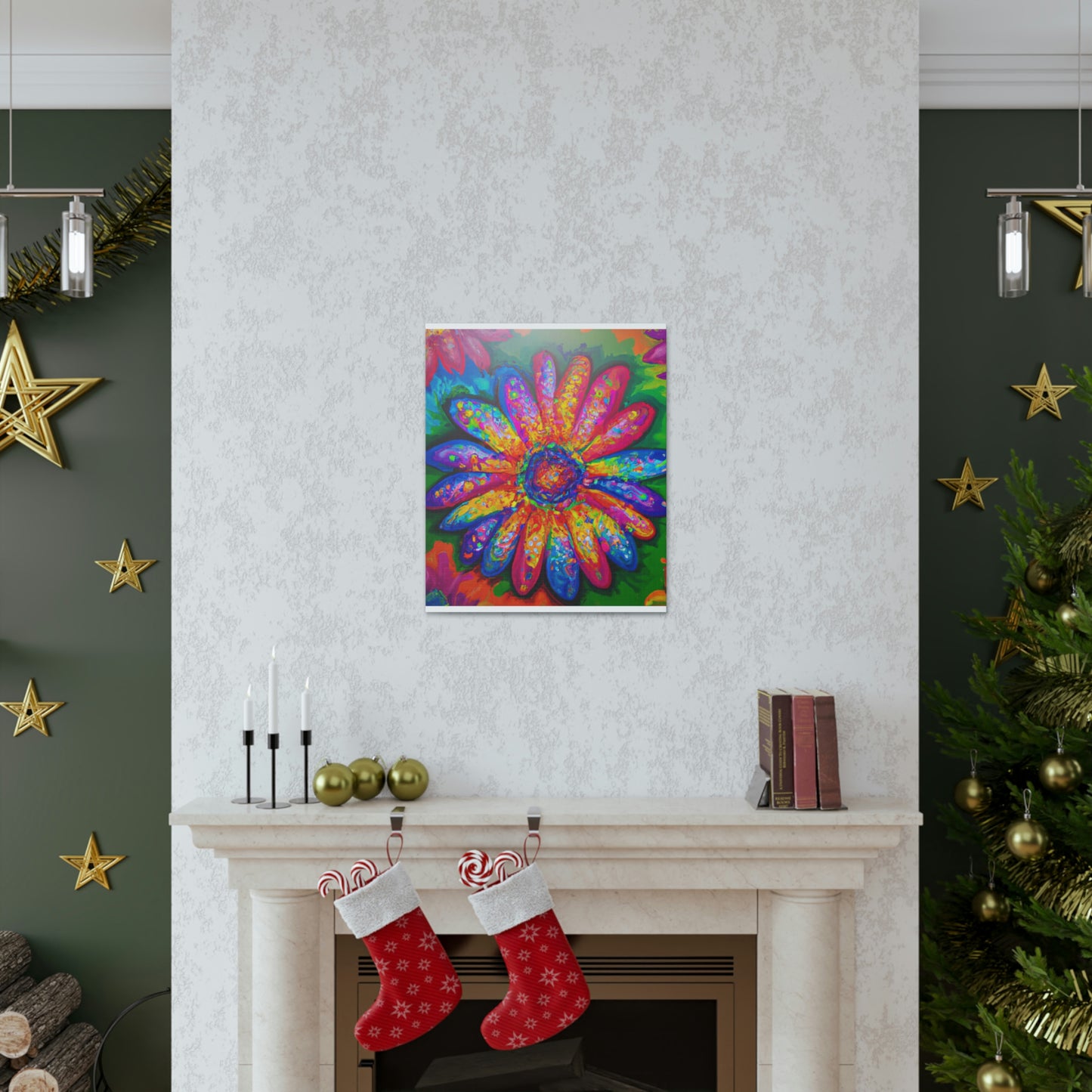 Vivid Blooms. - Canvas