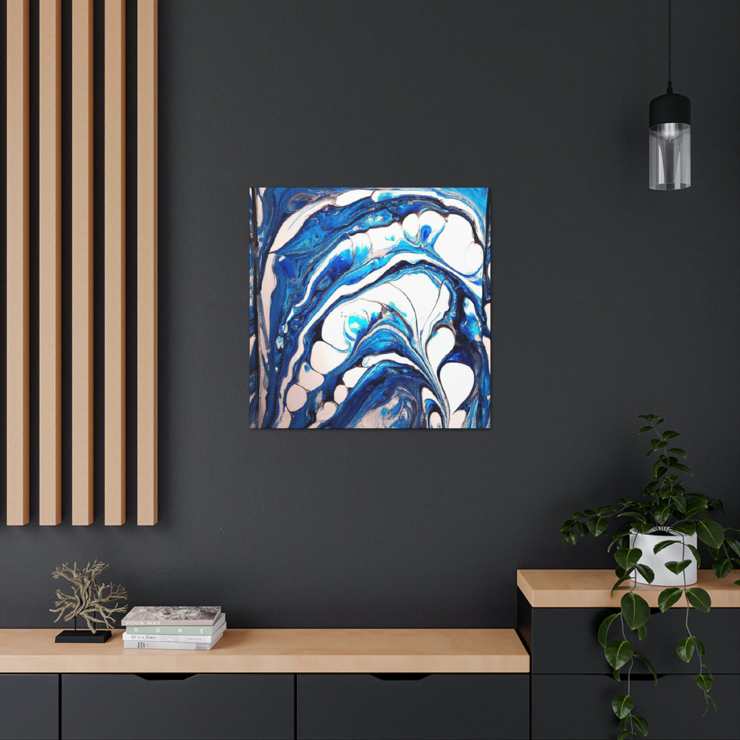 Aqua Splendor. - Canvas