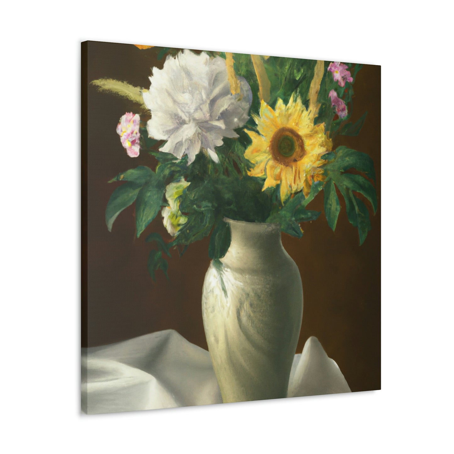 Floral Essence Glow. - Canvas