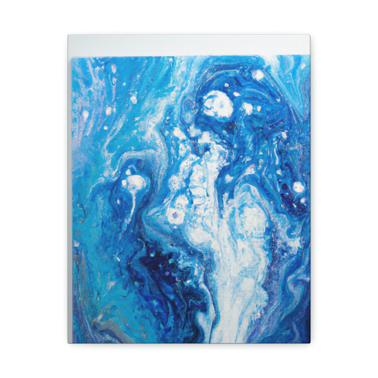 Cerulean Flow. - Canvas