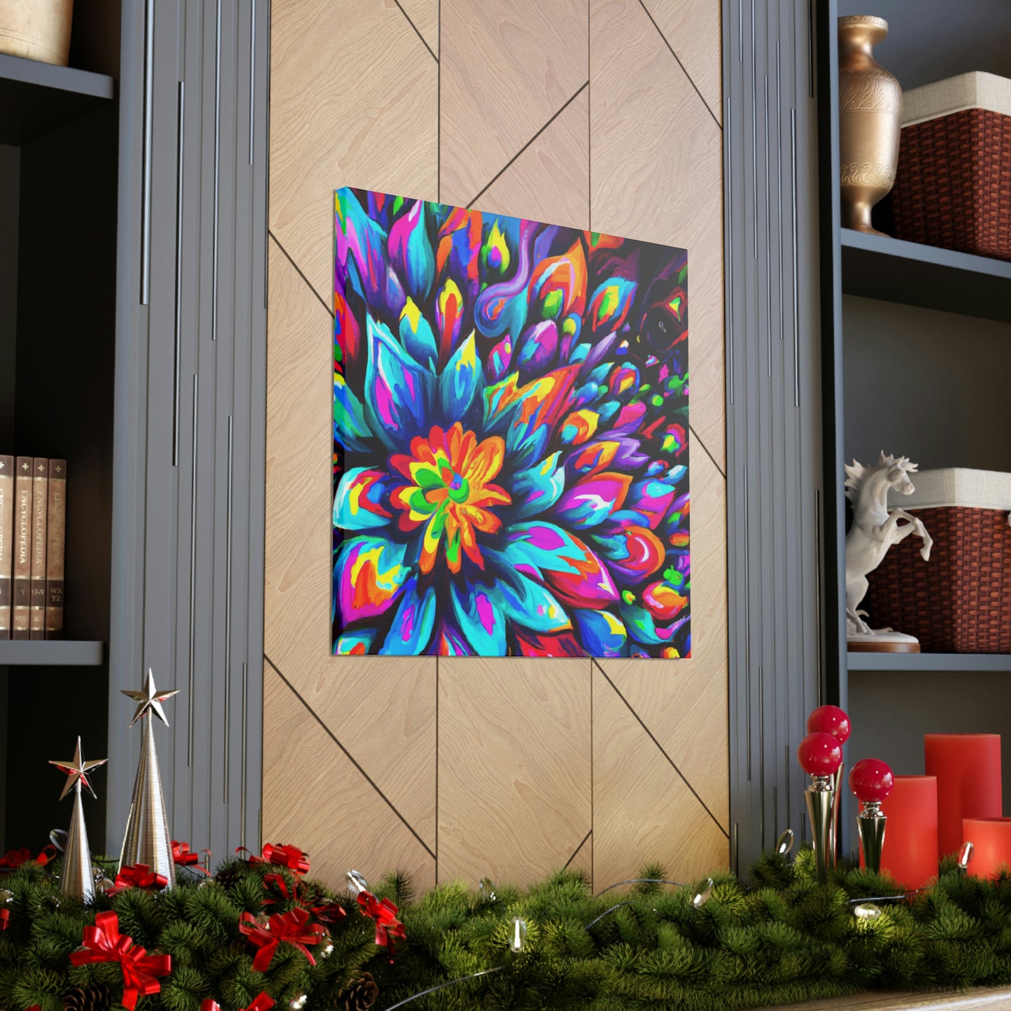 "Psychedelic Bloom" - Canvas