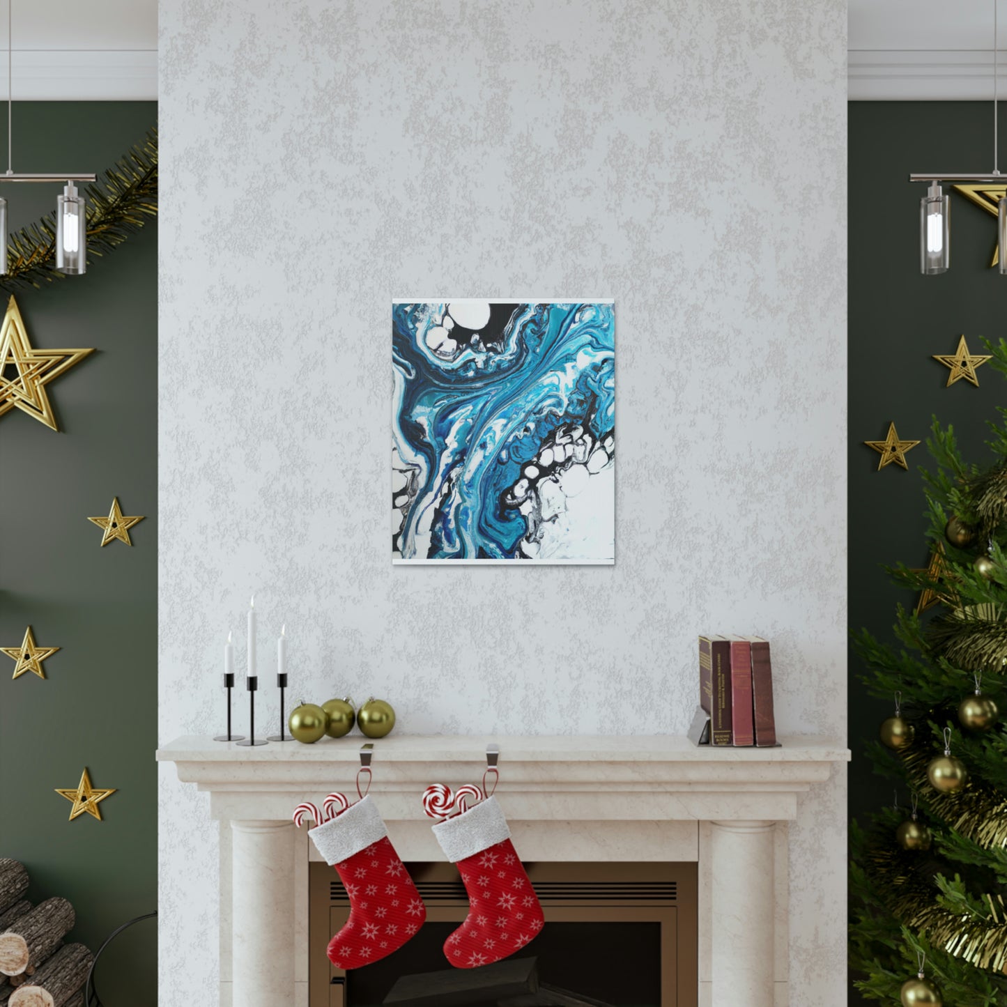 Blue Mirage. - Canvas