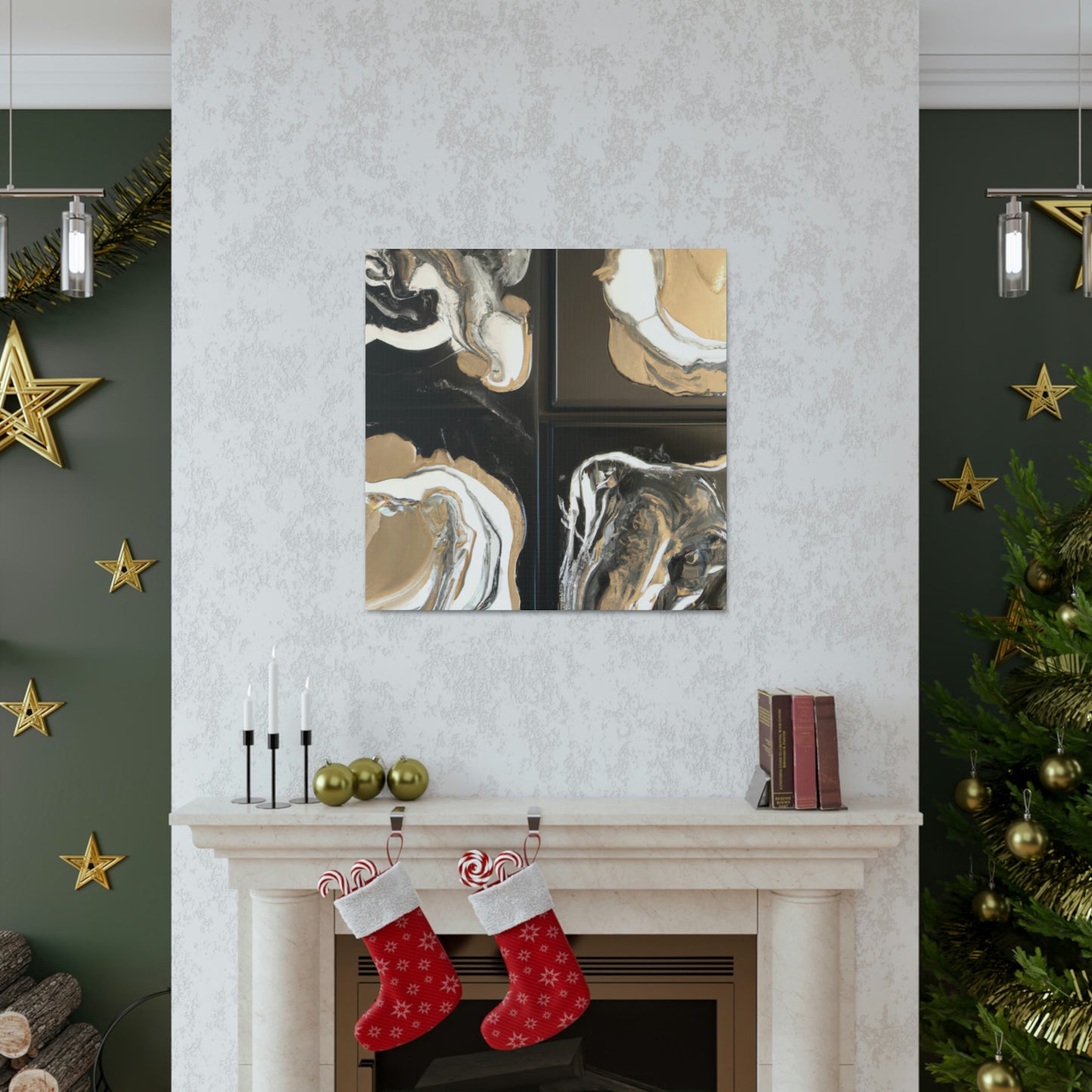 Midnight Luxury Glitz - Canvas