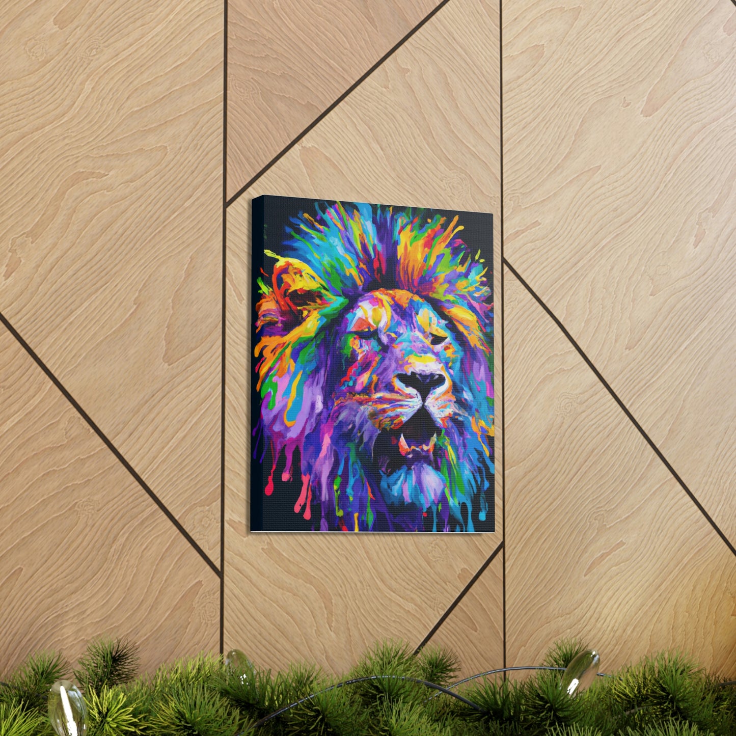Lion Prismatic - Canvas